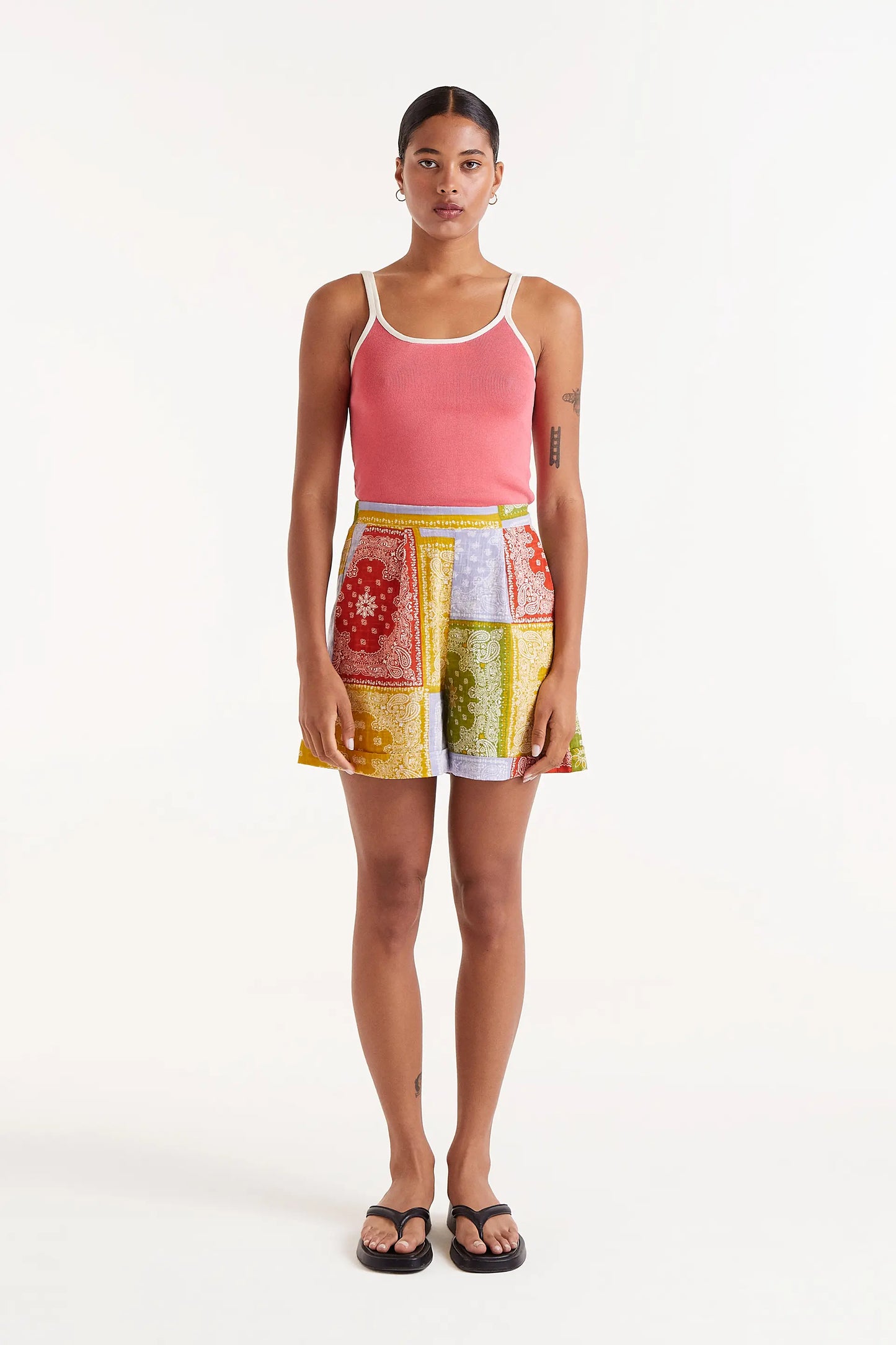 Pastel print shorts