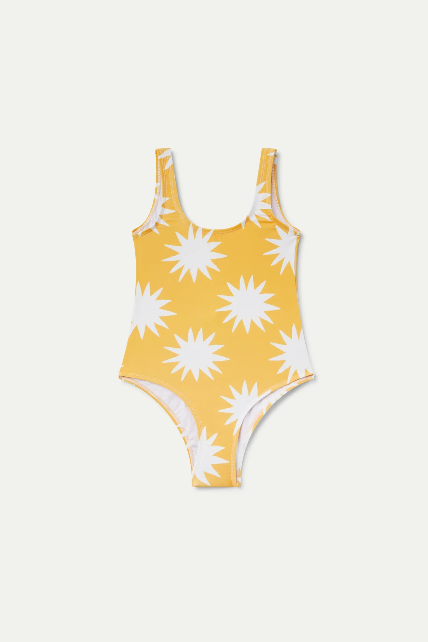 Big Sun print girl's swimsuit