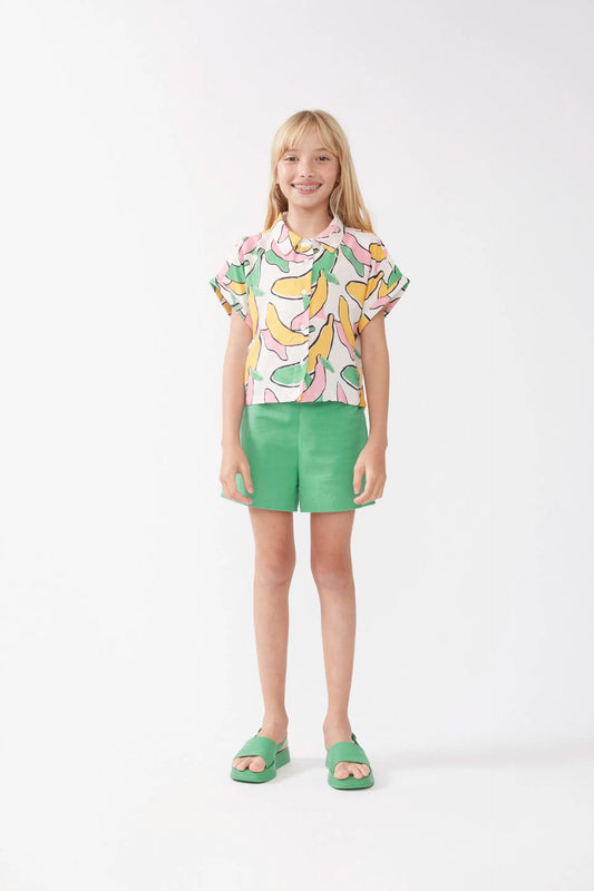 Camisa de niña estampado Banana
