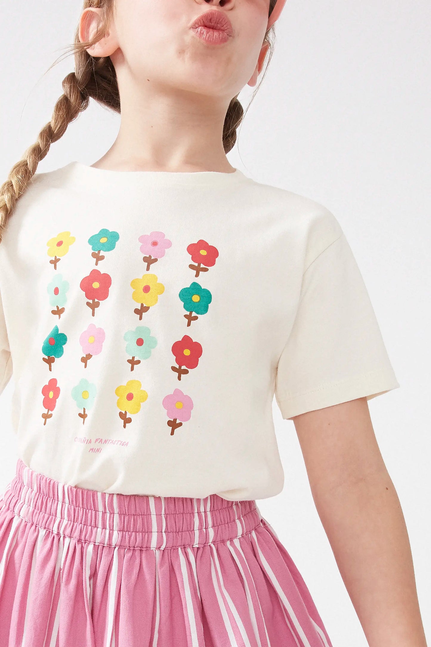 Unisex floral print t-shirt