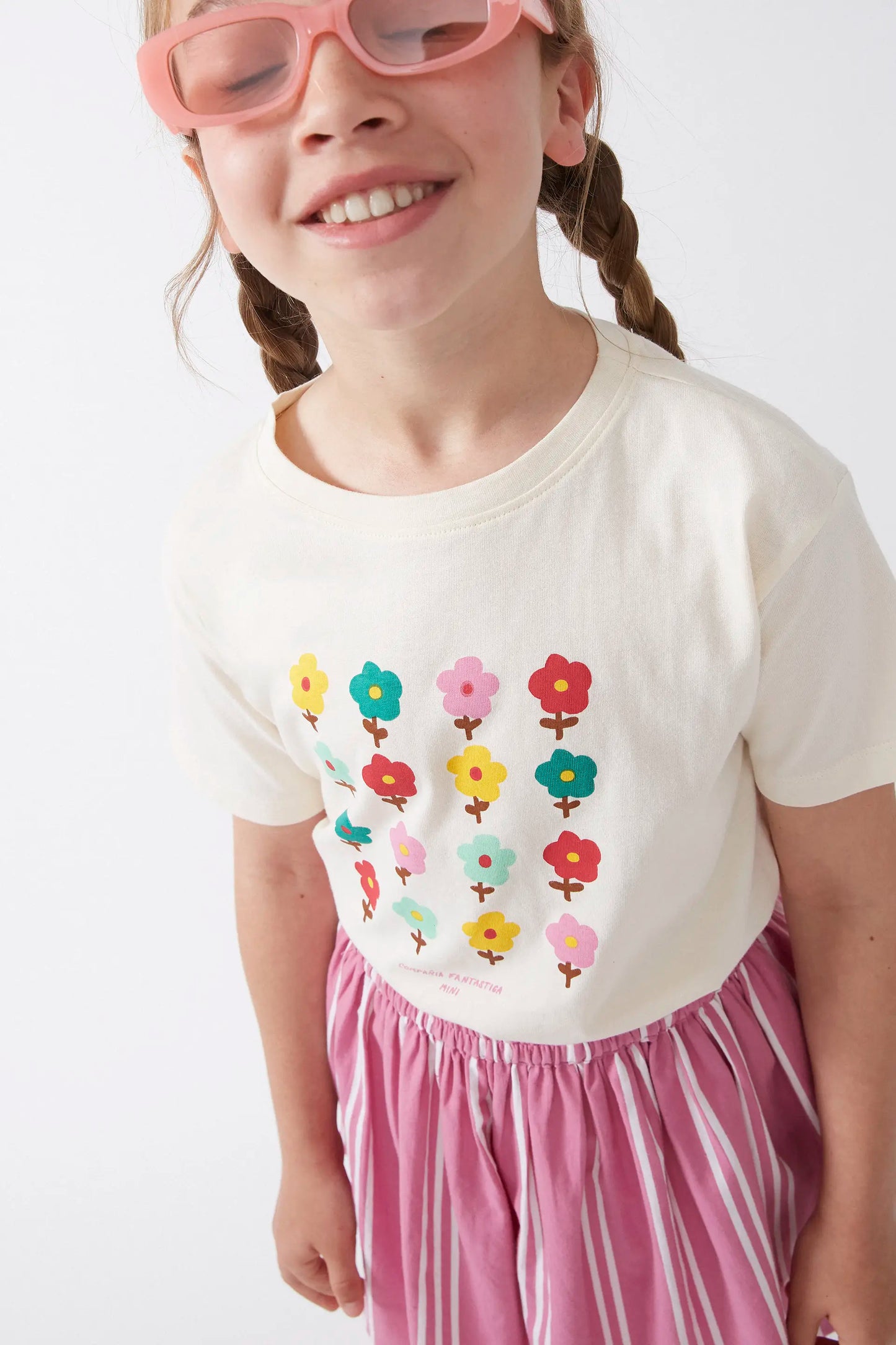 Unisex floral print t-shirt