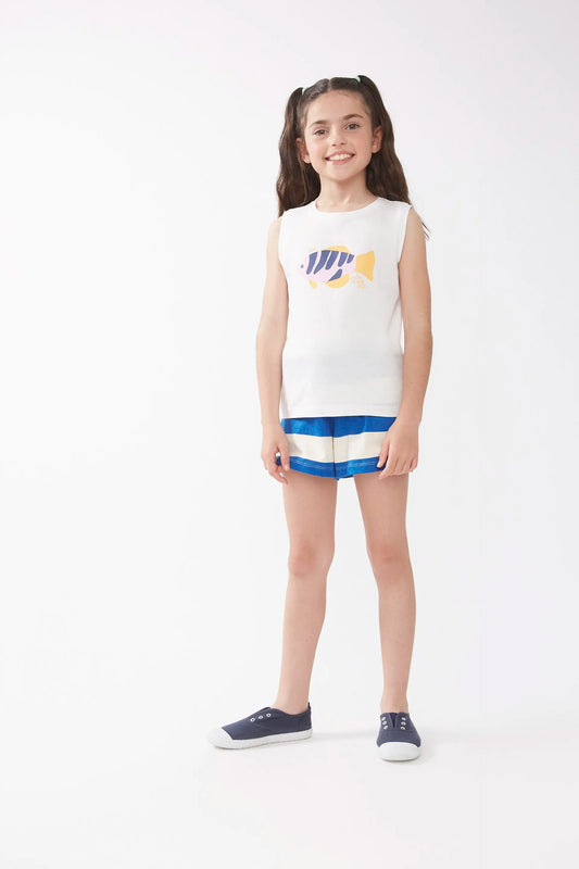 Camiseta unisex print de pez