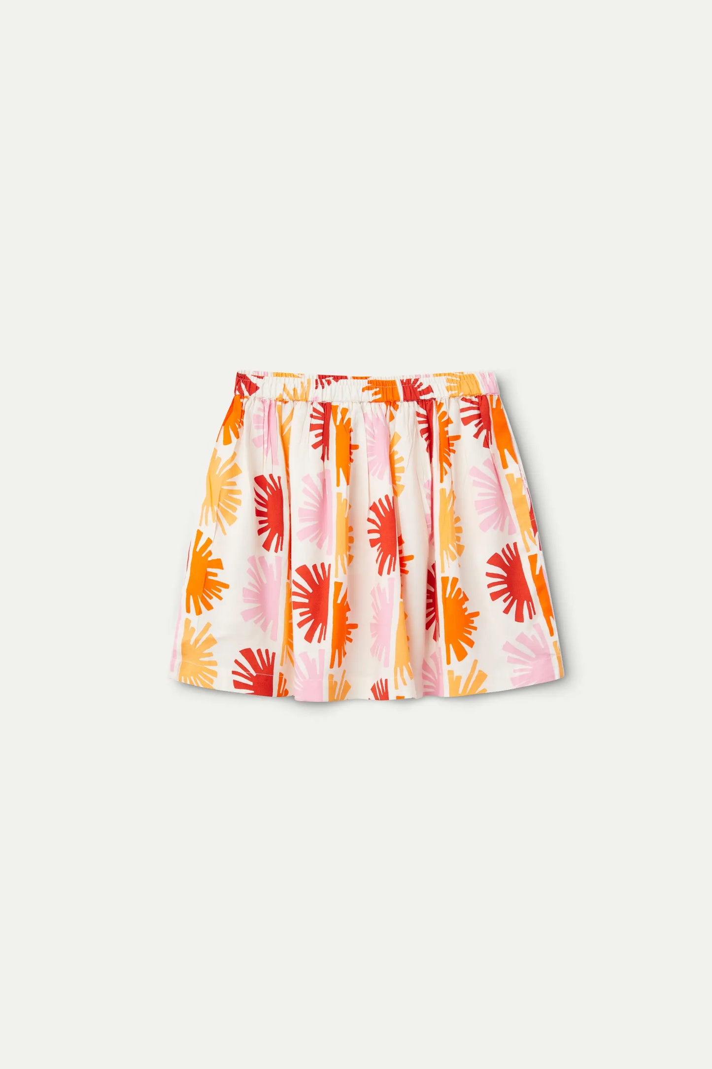 Falda corta de niña estampado Solei