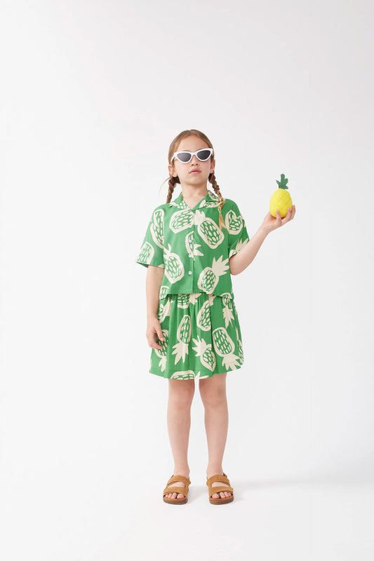 Camisa de niña estampado Ananas