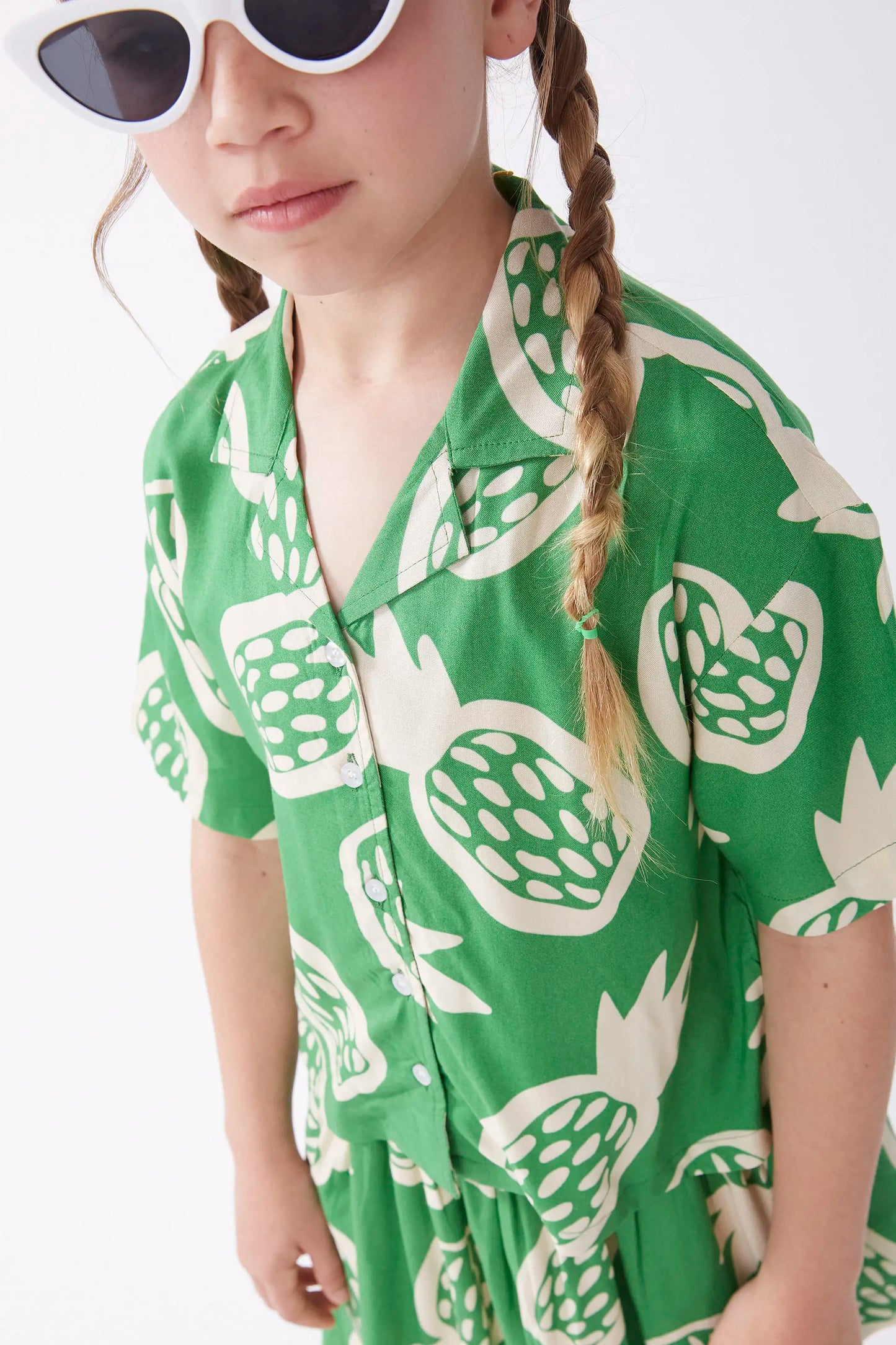 Camisa de niña estampado Ananas