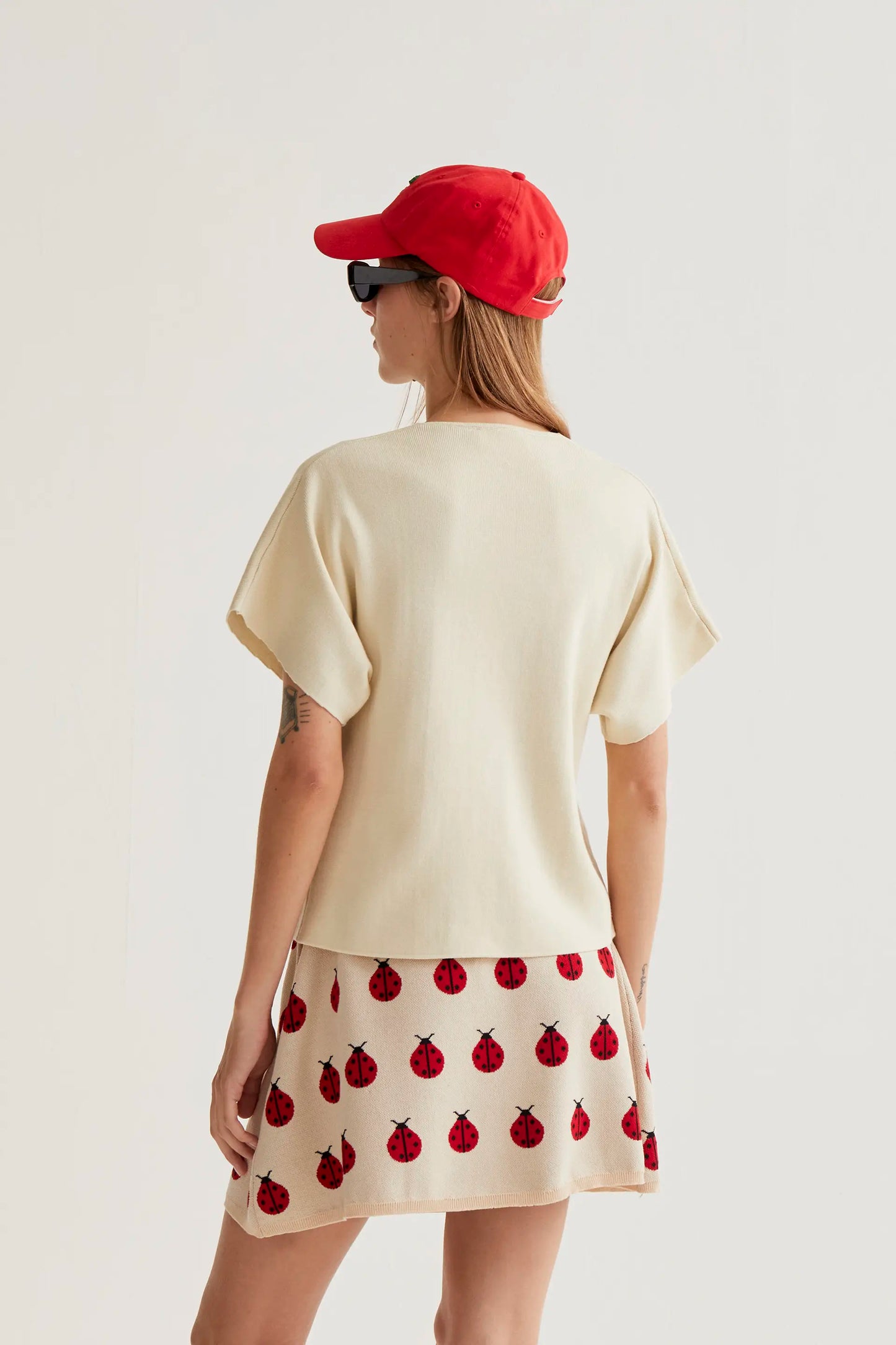 Cárdigan punto beige