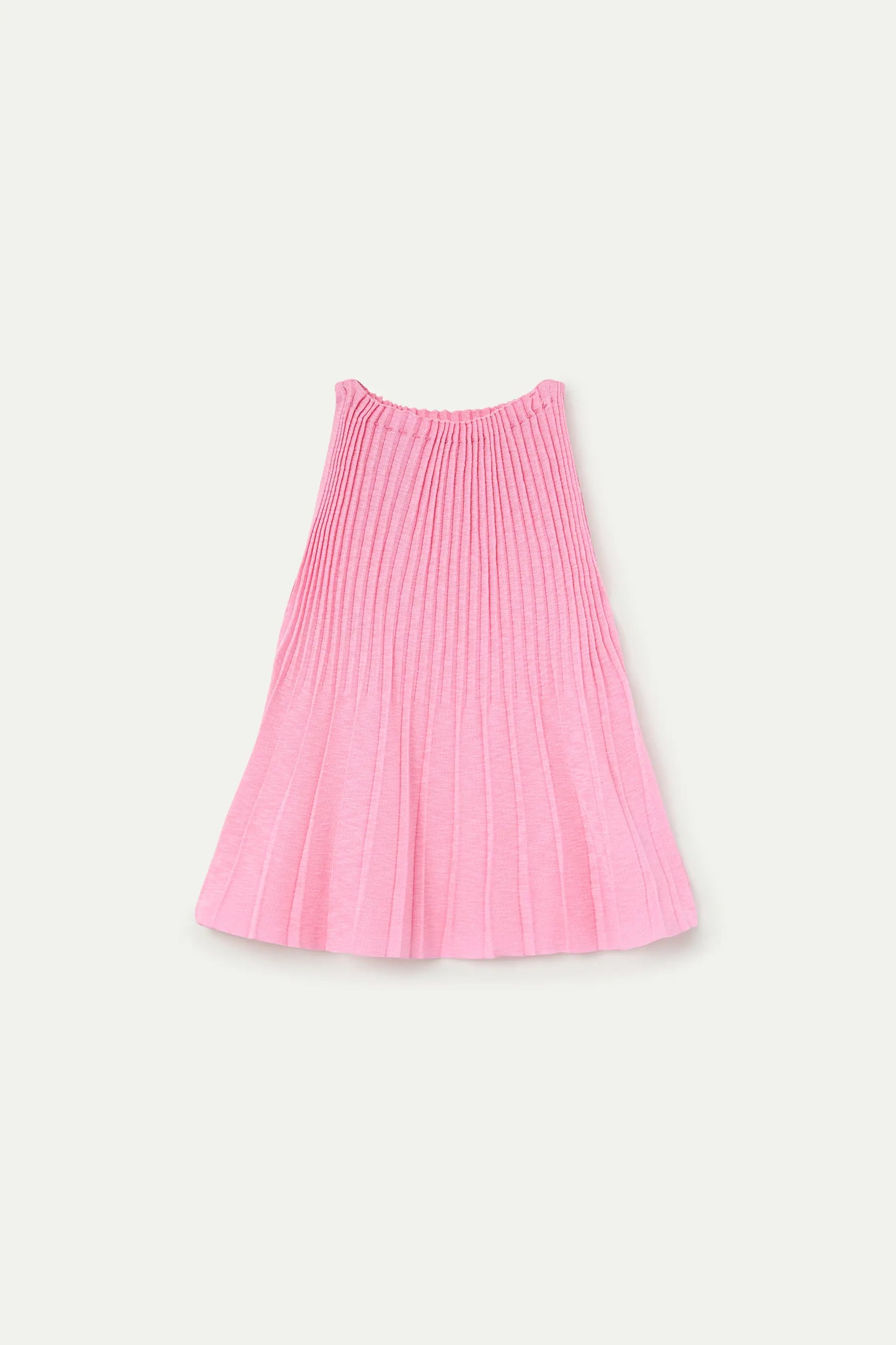 Top plisado rosa