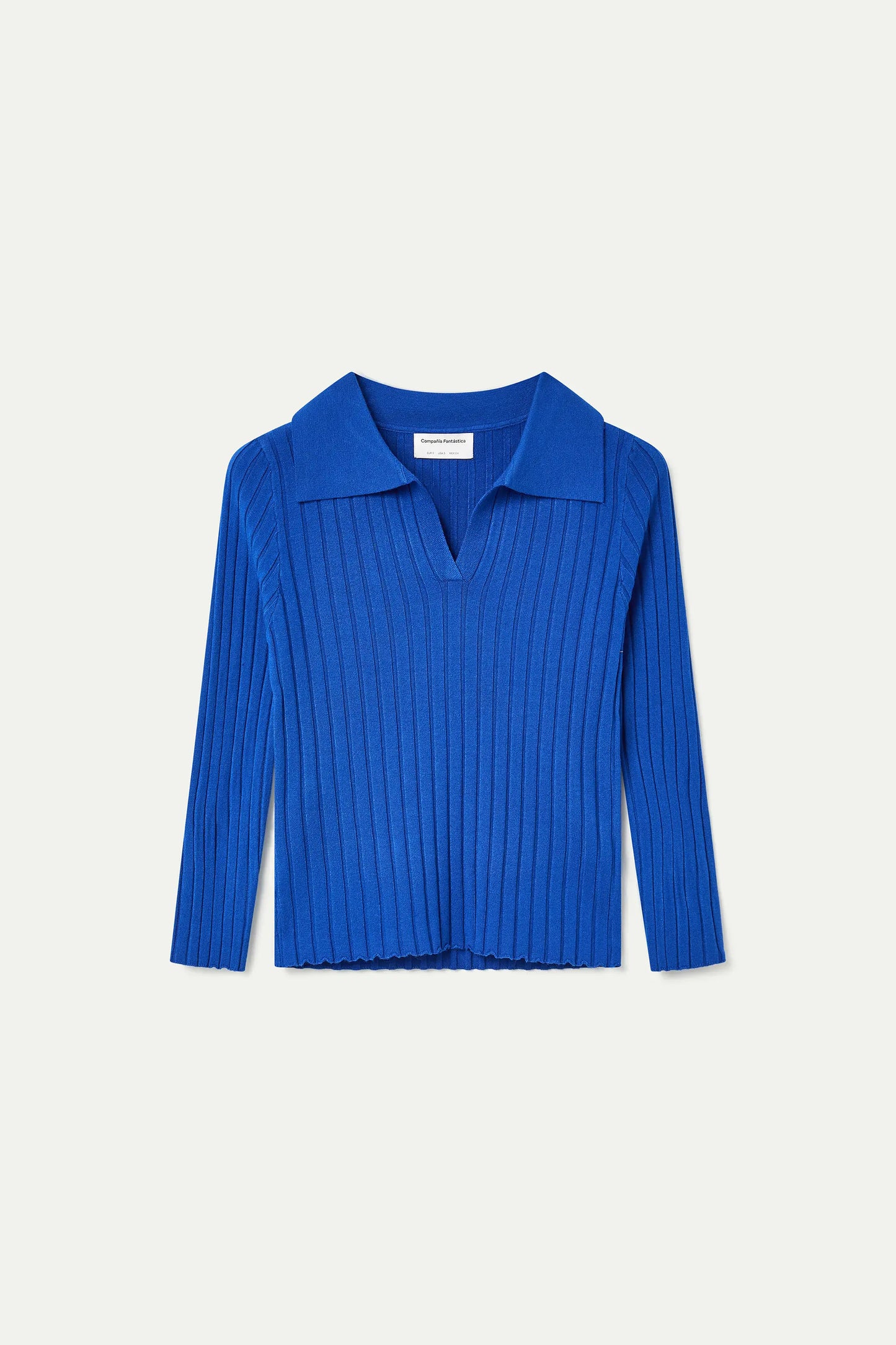 Jersey de punto azul