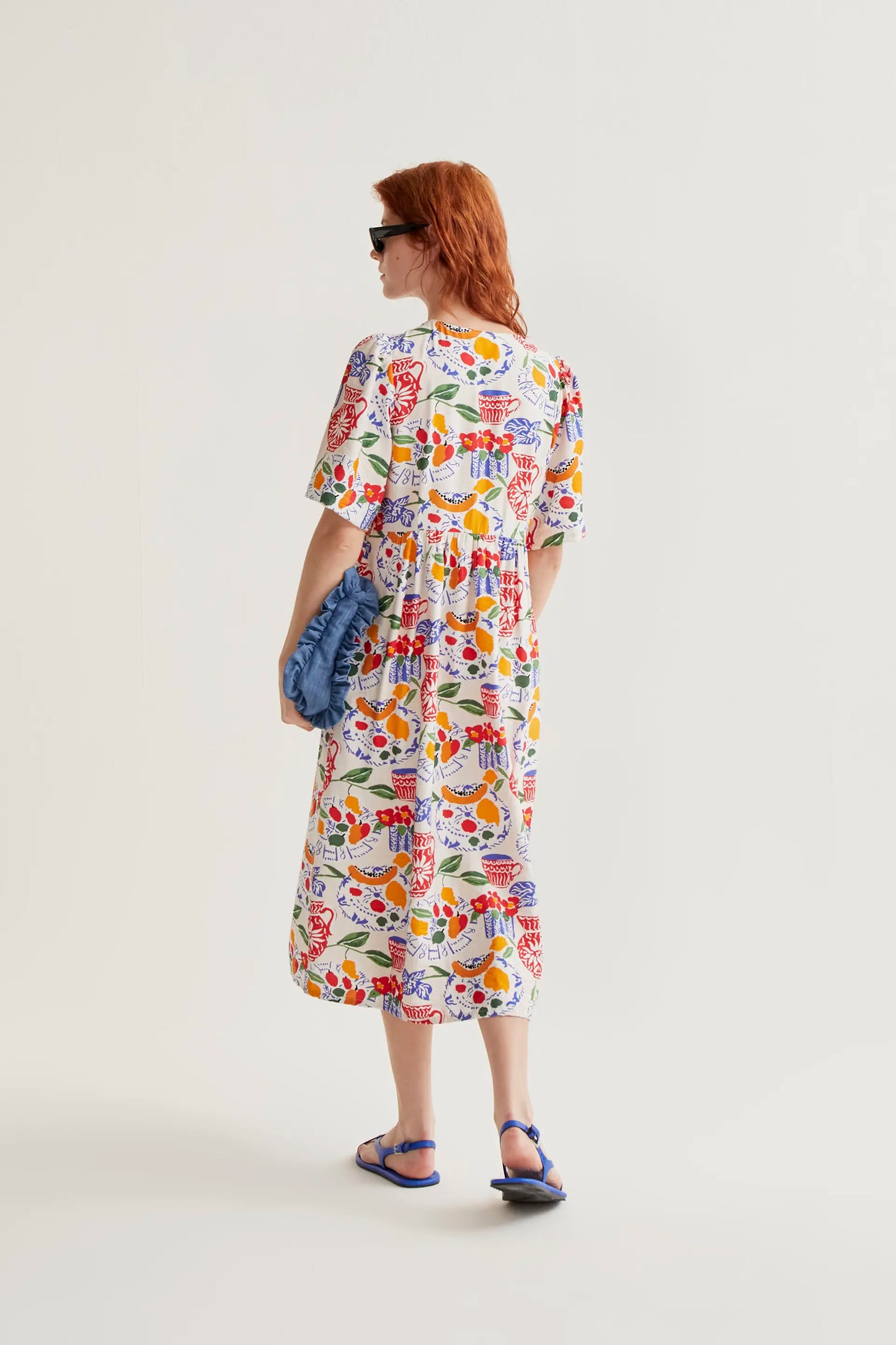 Vestido midi con estampado Lush