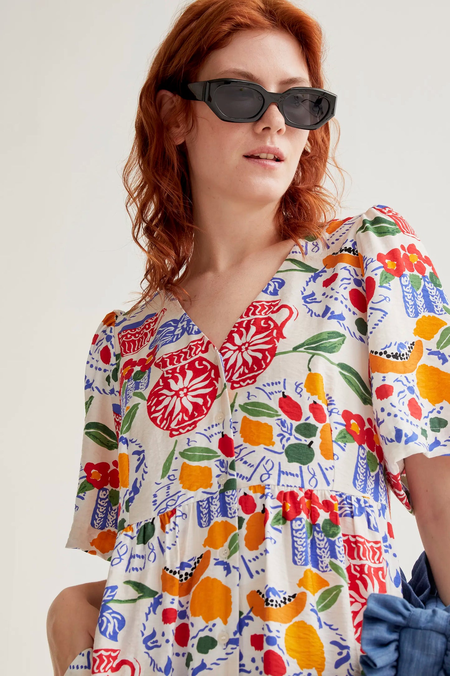 Vestido midi con estampado Lush
