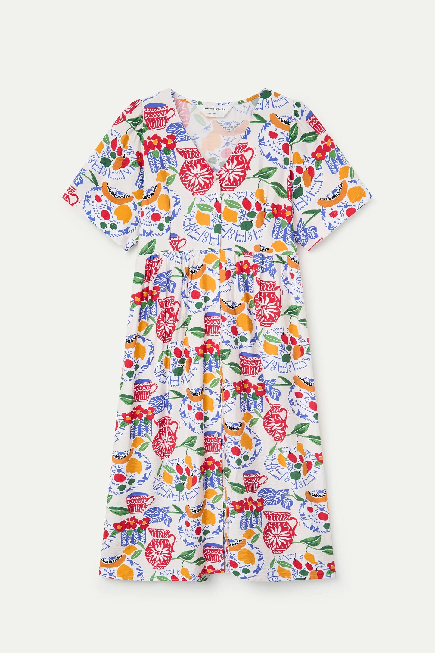 Vestido midi con estampado Lush