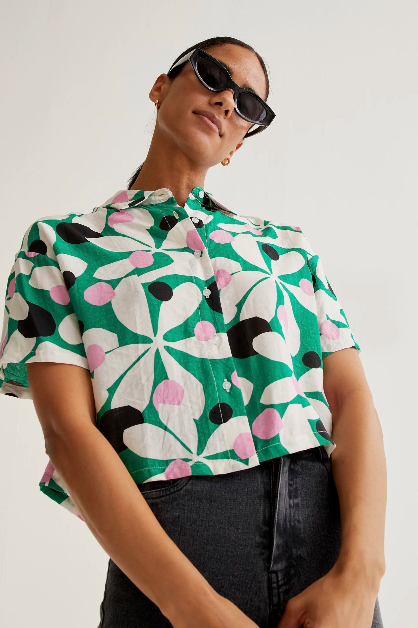 Hosta print shirt