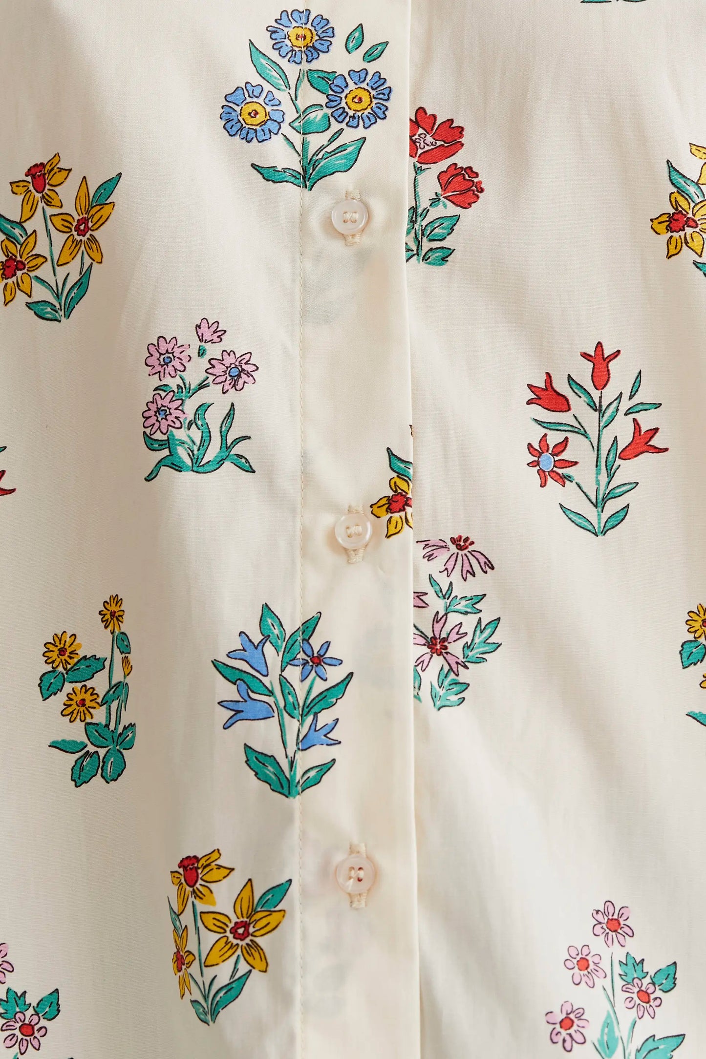 Shirt with gardener print