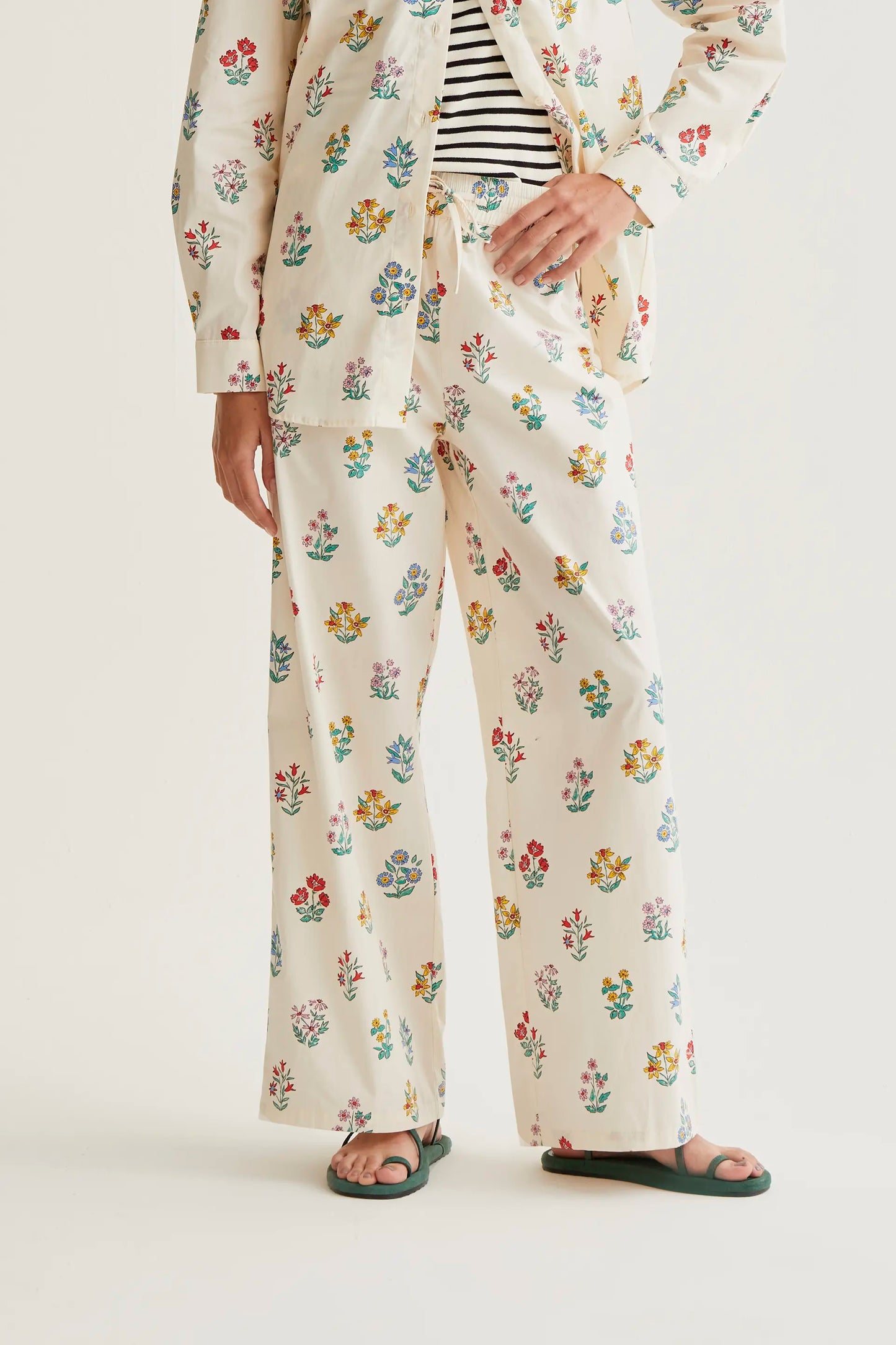 Gardener print trousers