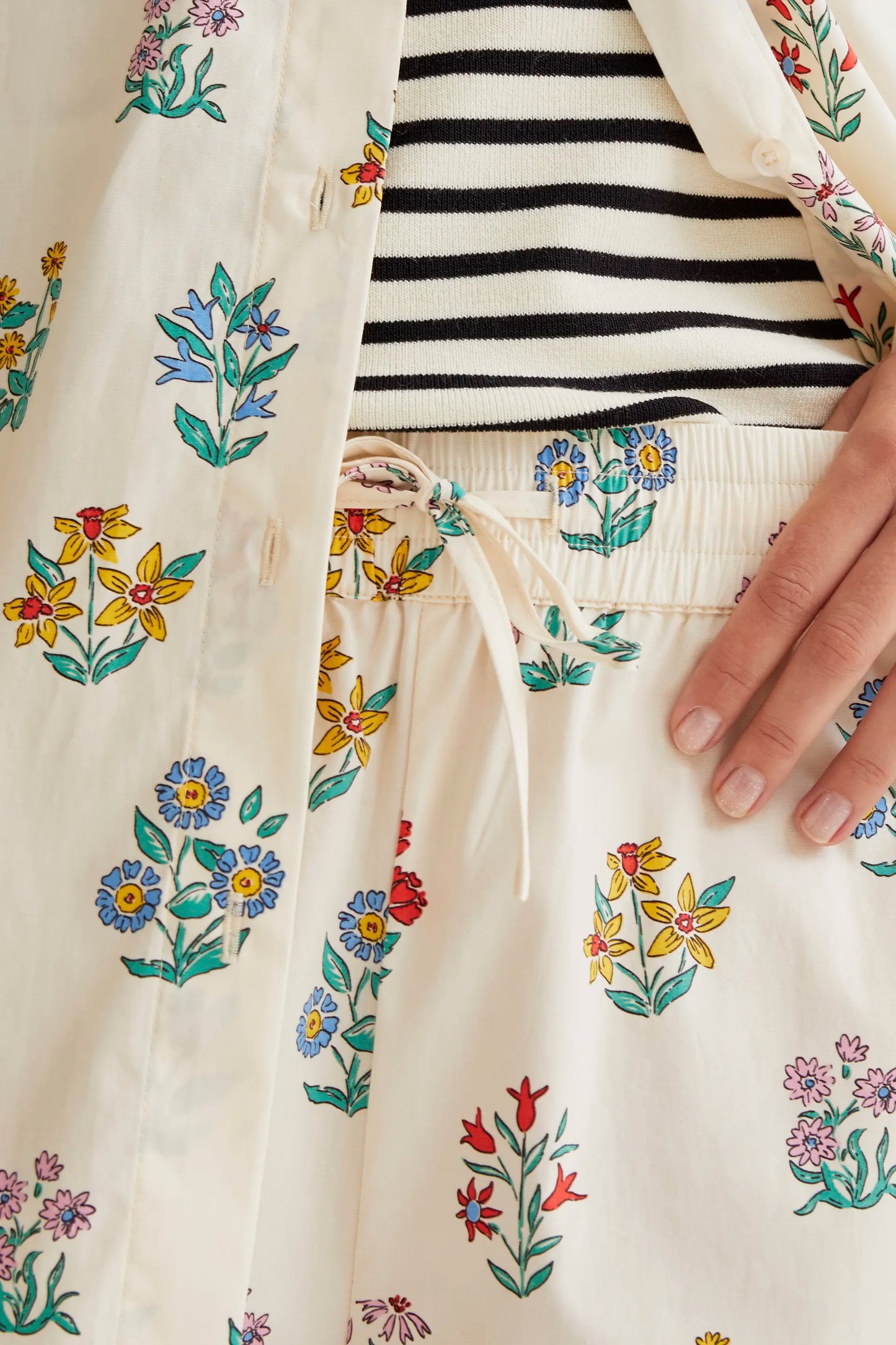Gardener print trousers