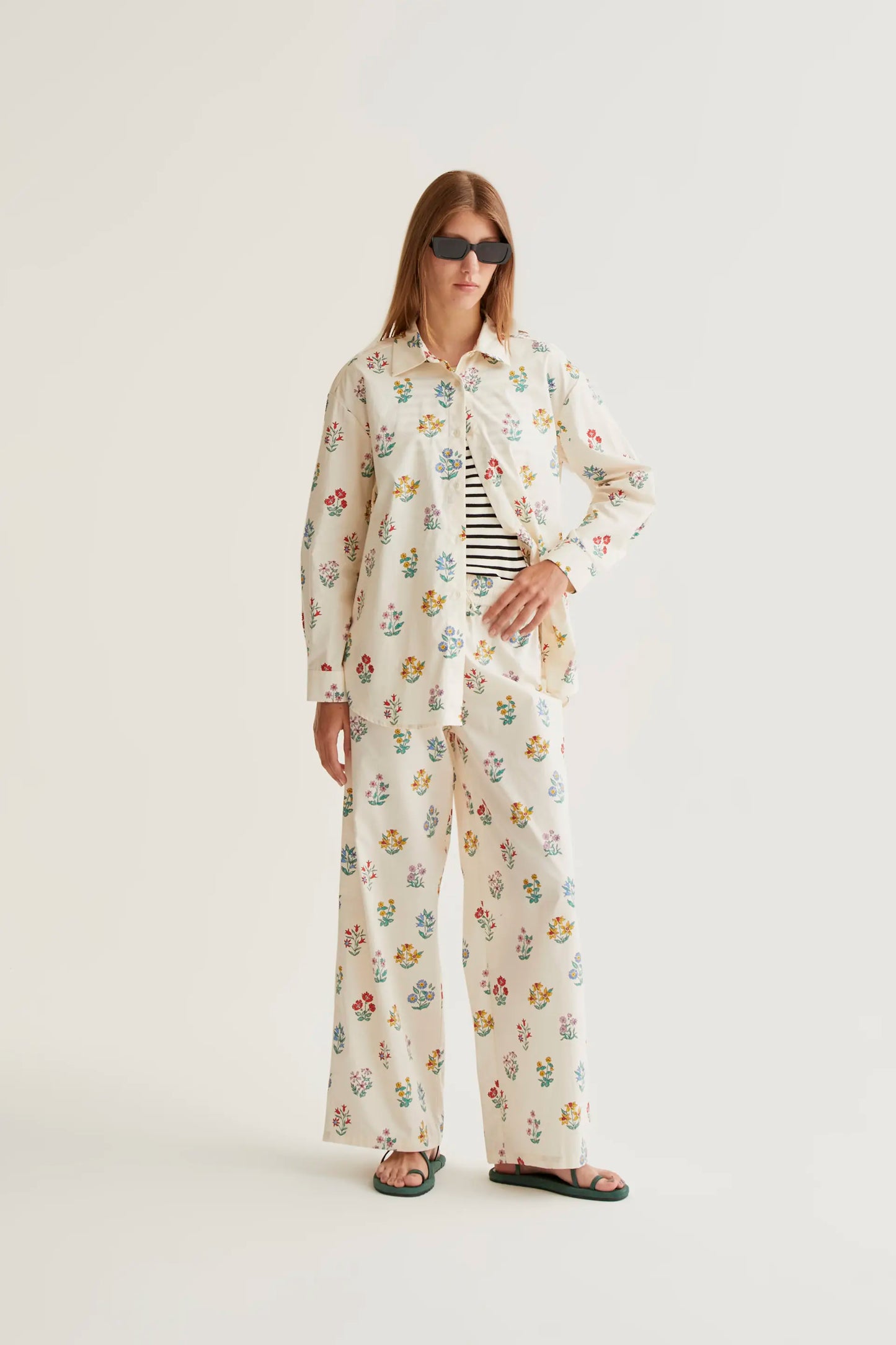 Gardener print trousers