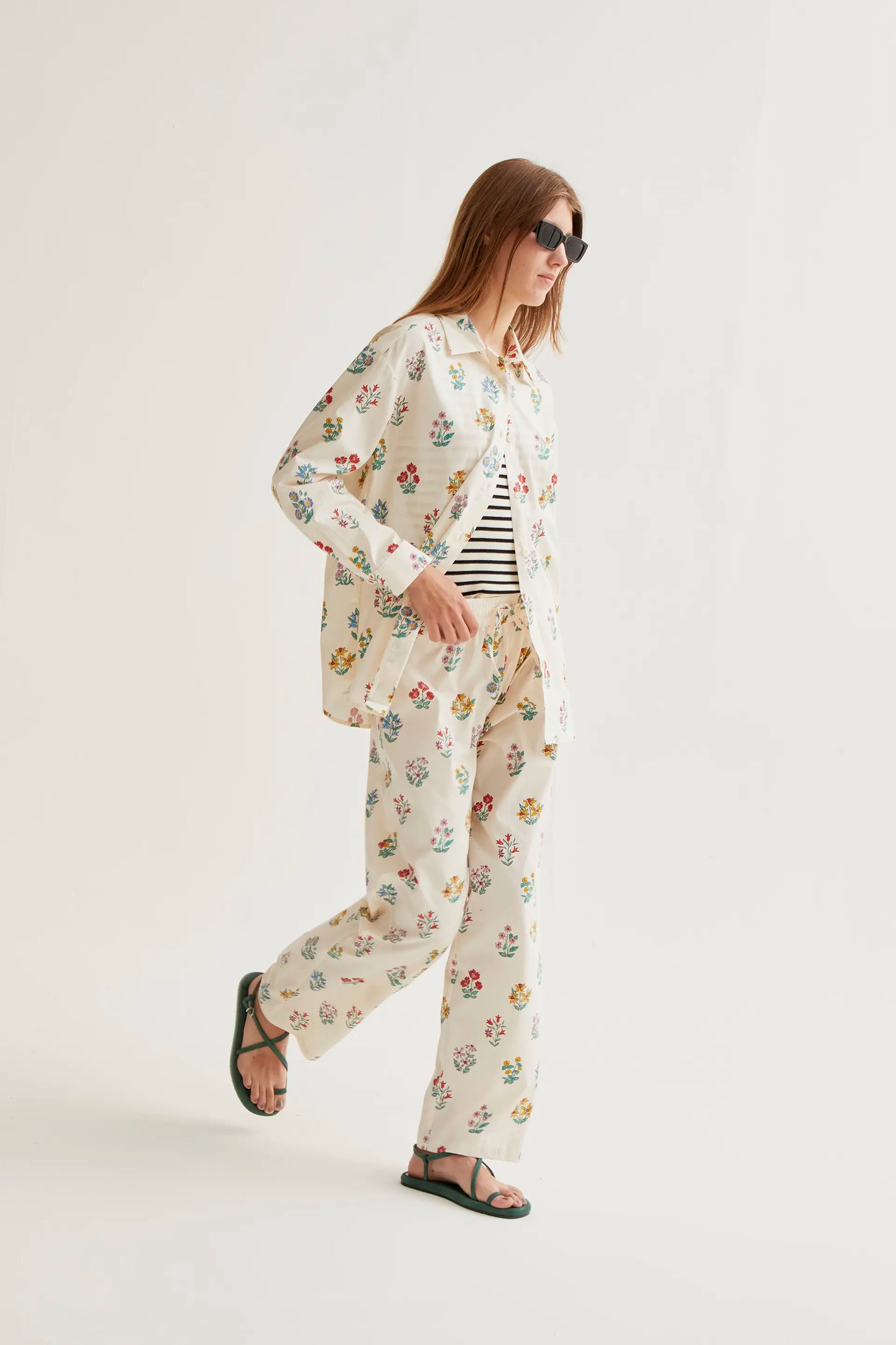 Gardener print trousers