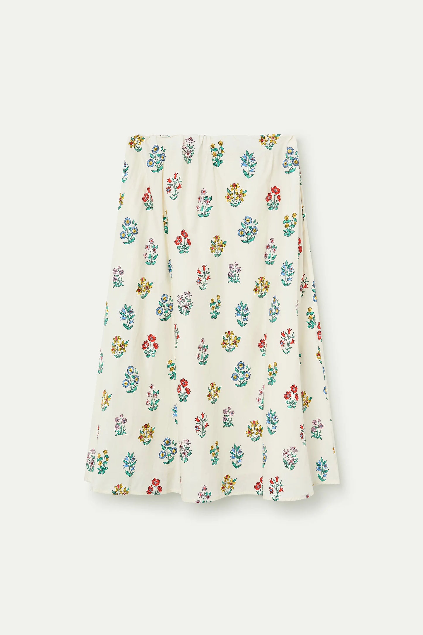 Falda midi con estampado Gardener