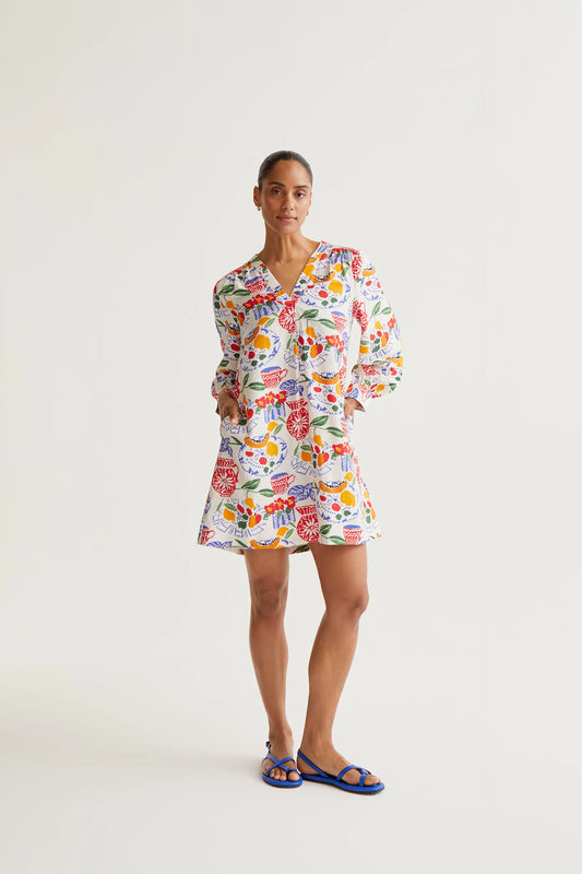 Vestido corto con estampado Lush