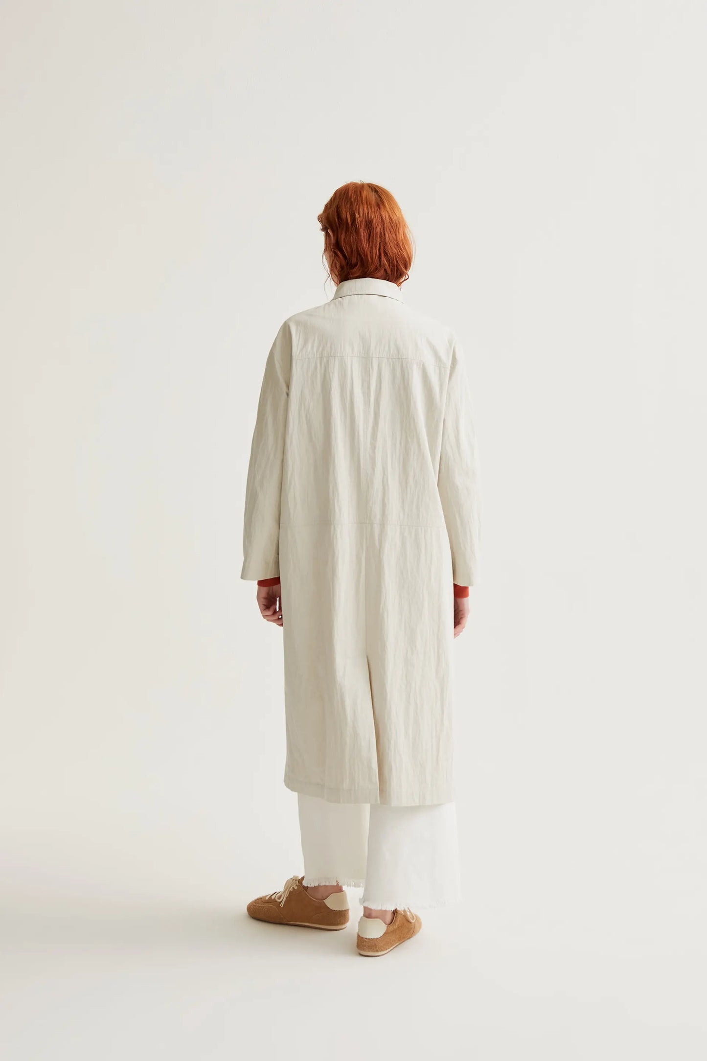 Off-white trench coat
