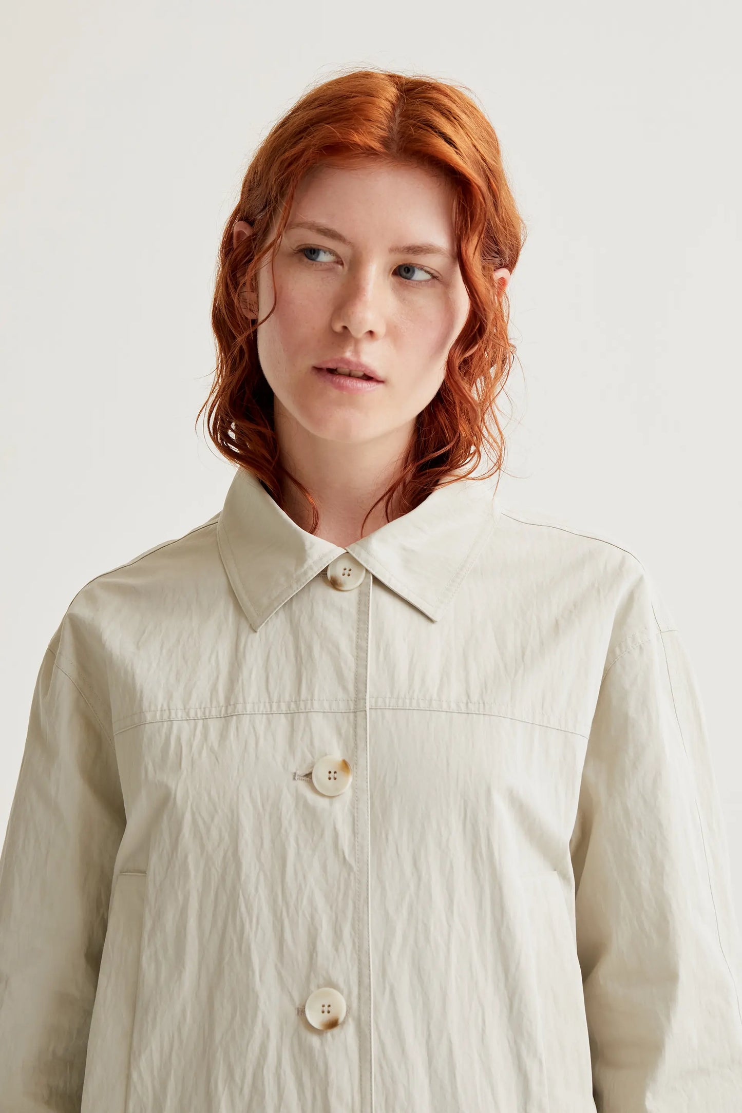Off-white trench coat