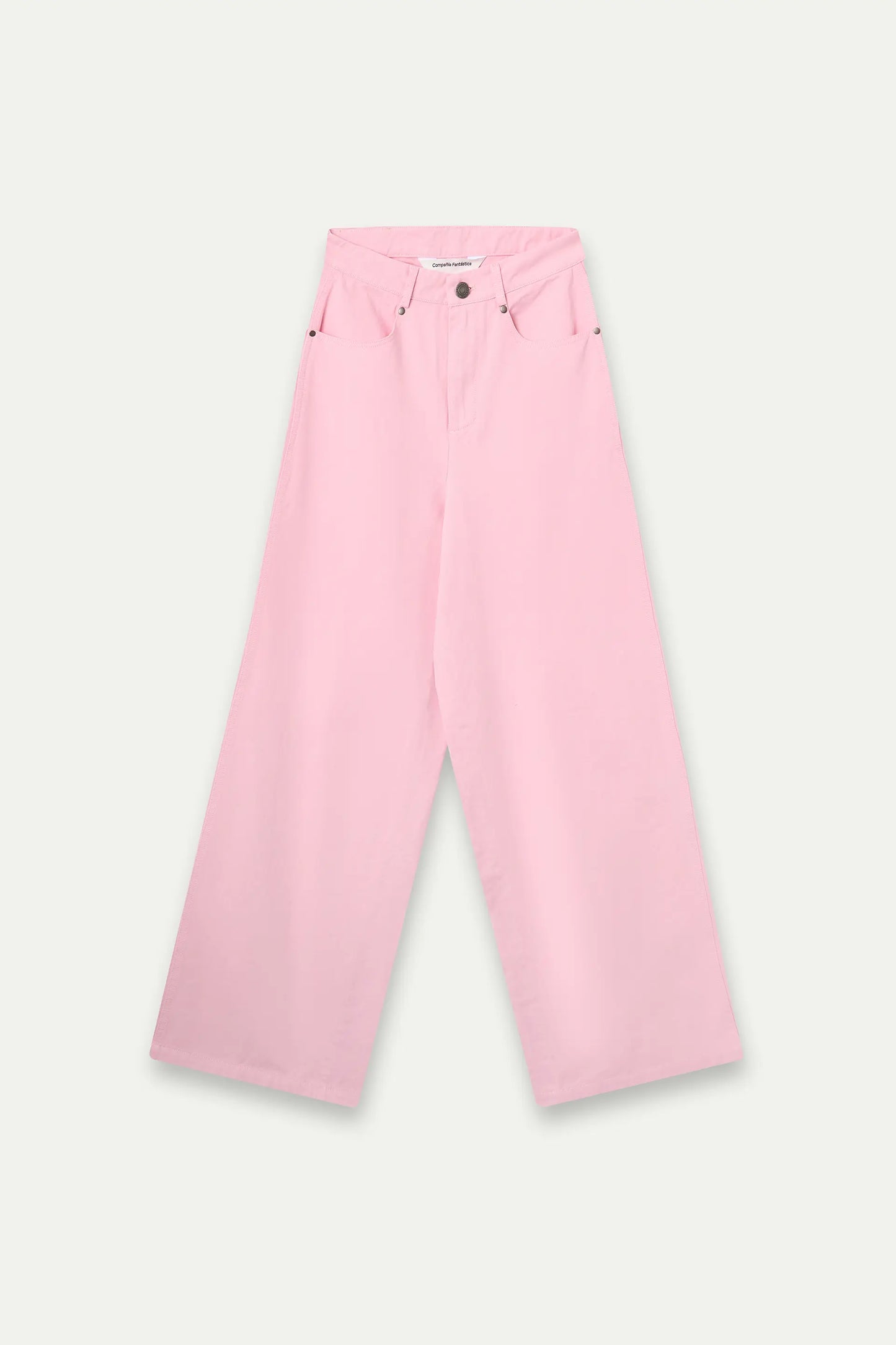 Pantalón wide leg rosa