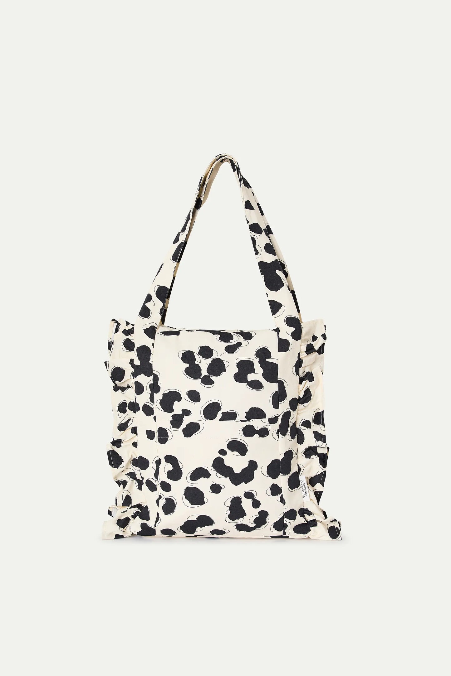 Bolso acolchado con estampado Dalmatian