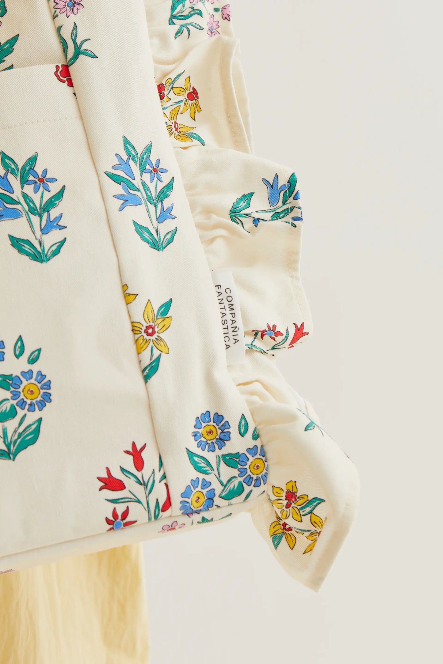 Borsa trapuntata con stampa Gardener