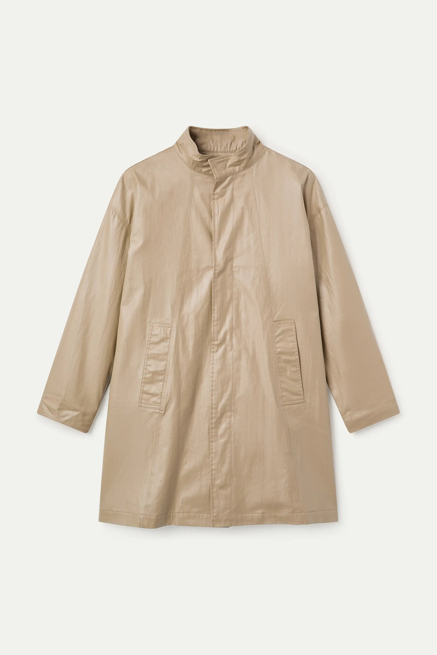 Gabardina 100% algodón beige