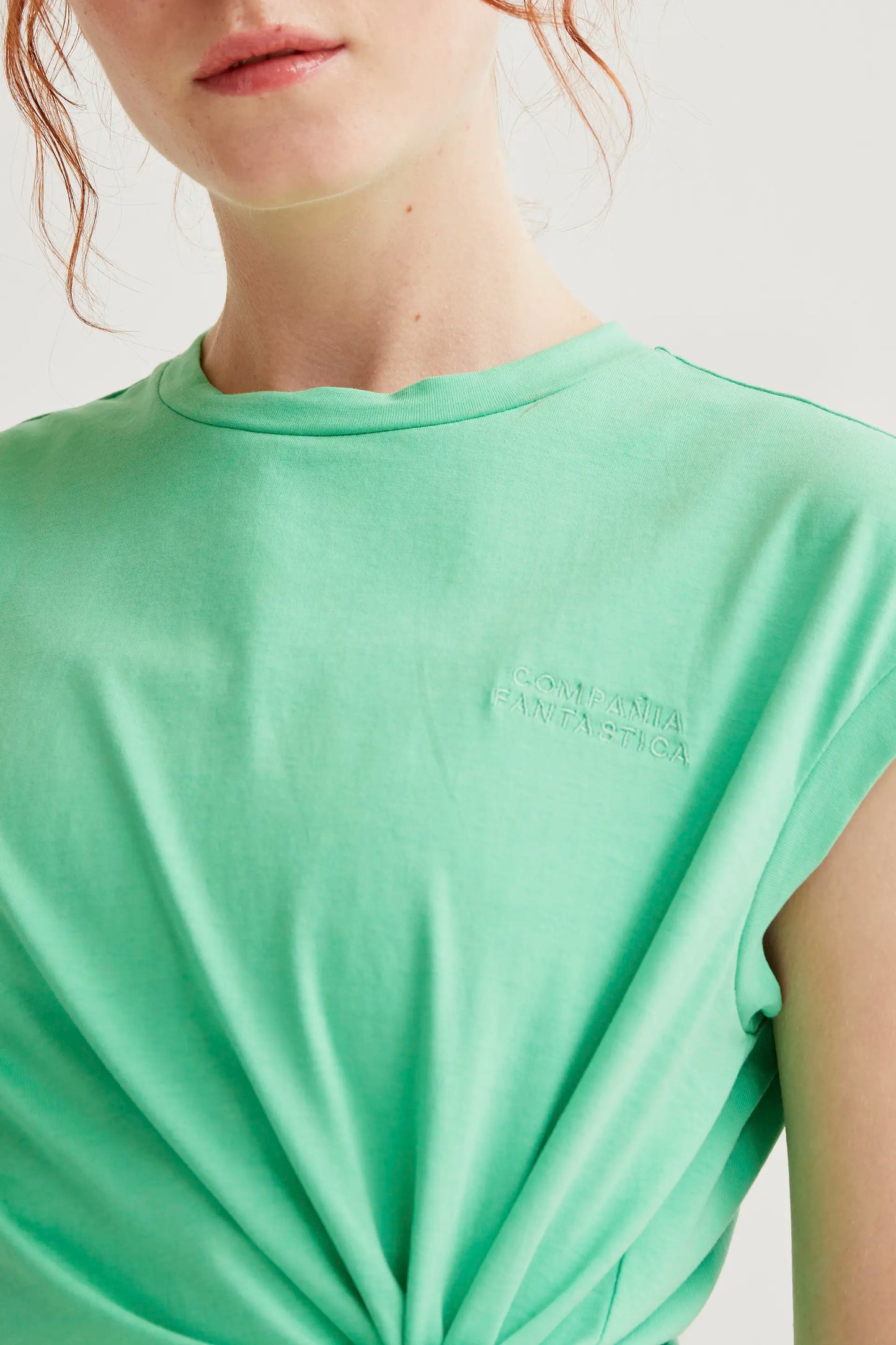 100% cotton green t-shirt