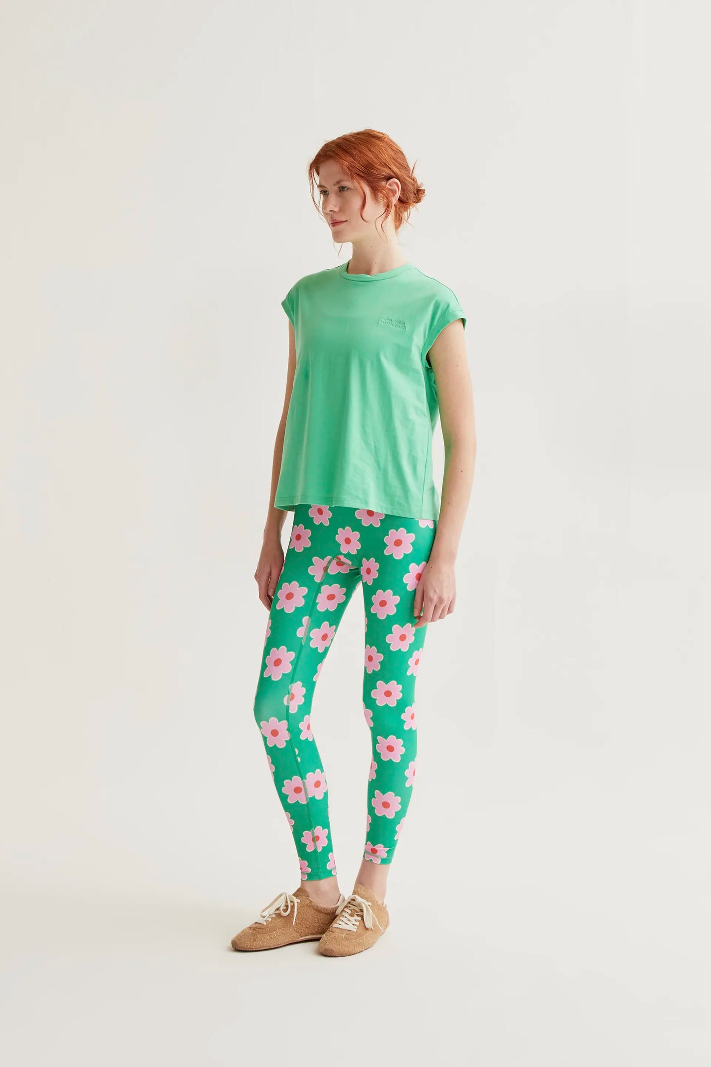 100% cotton green t-shirt