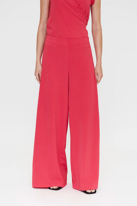 Pantalón fluído fucsia