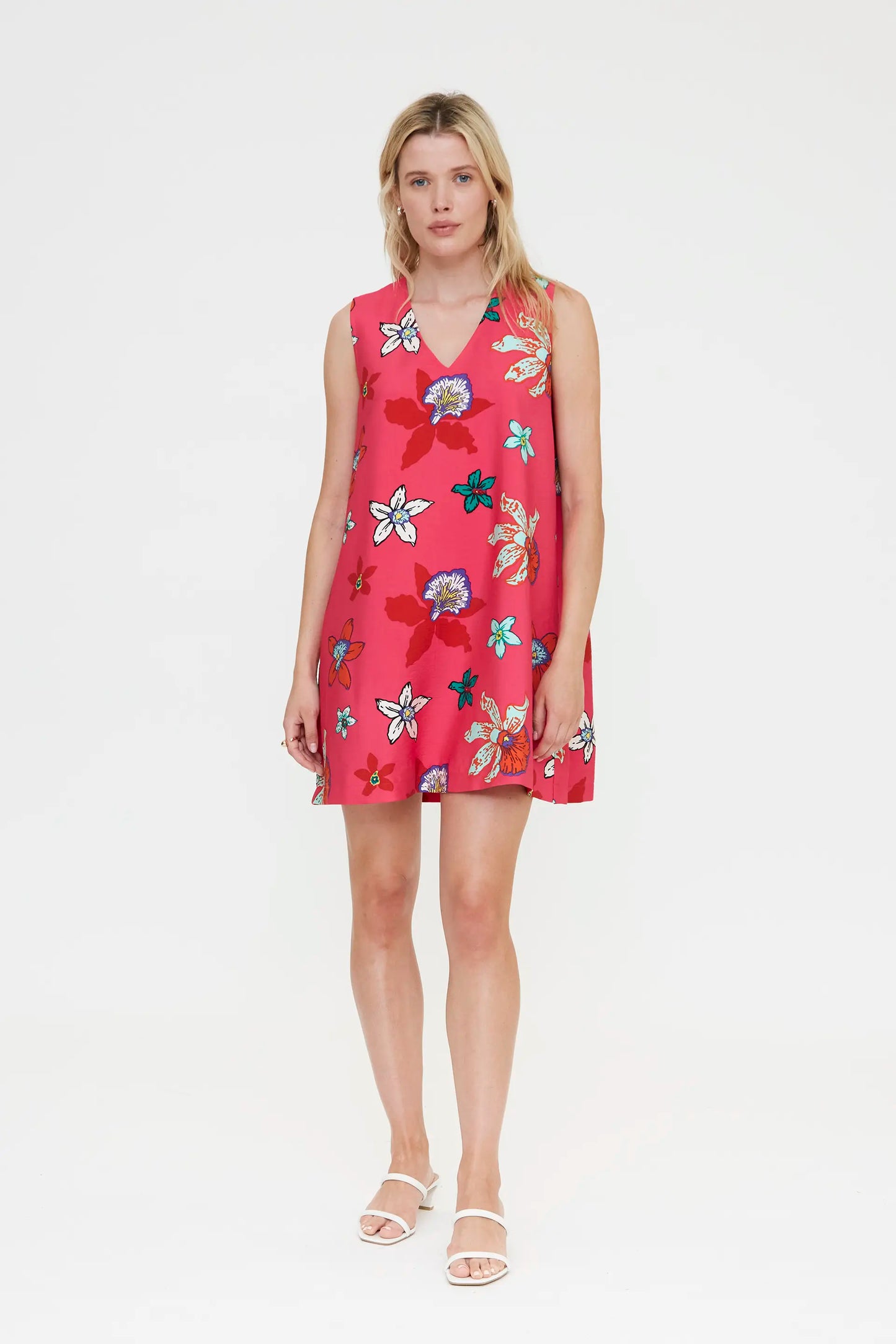 Vestido corto con estampado Vanda