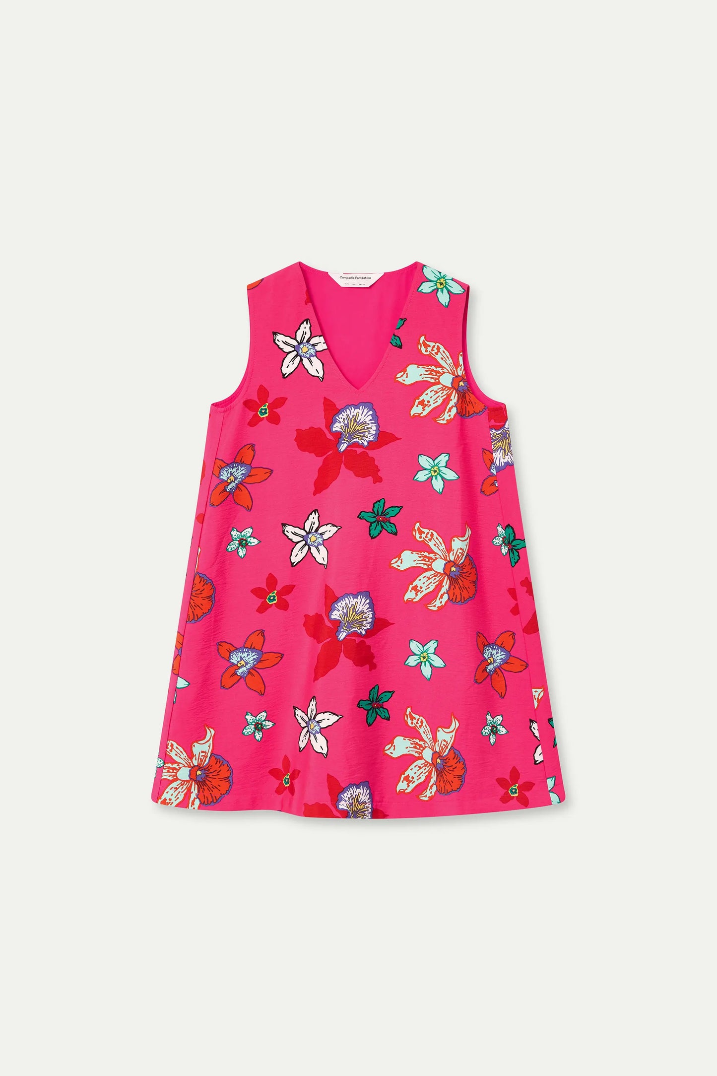 Vestido corto con estampado Vanda