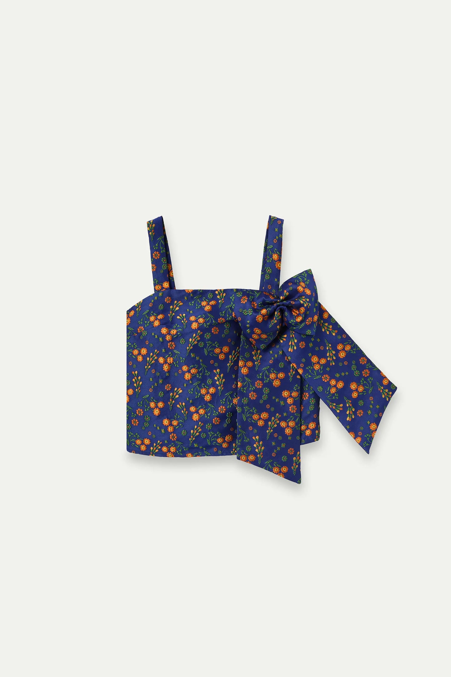 Top con estampado Flowers Jacquard