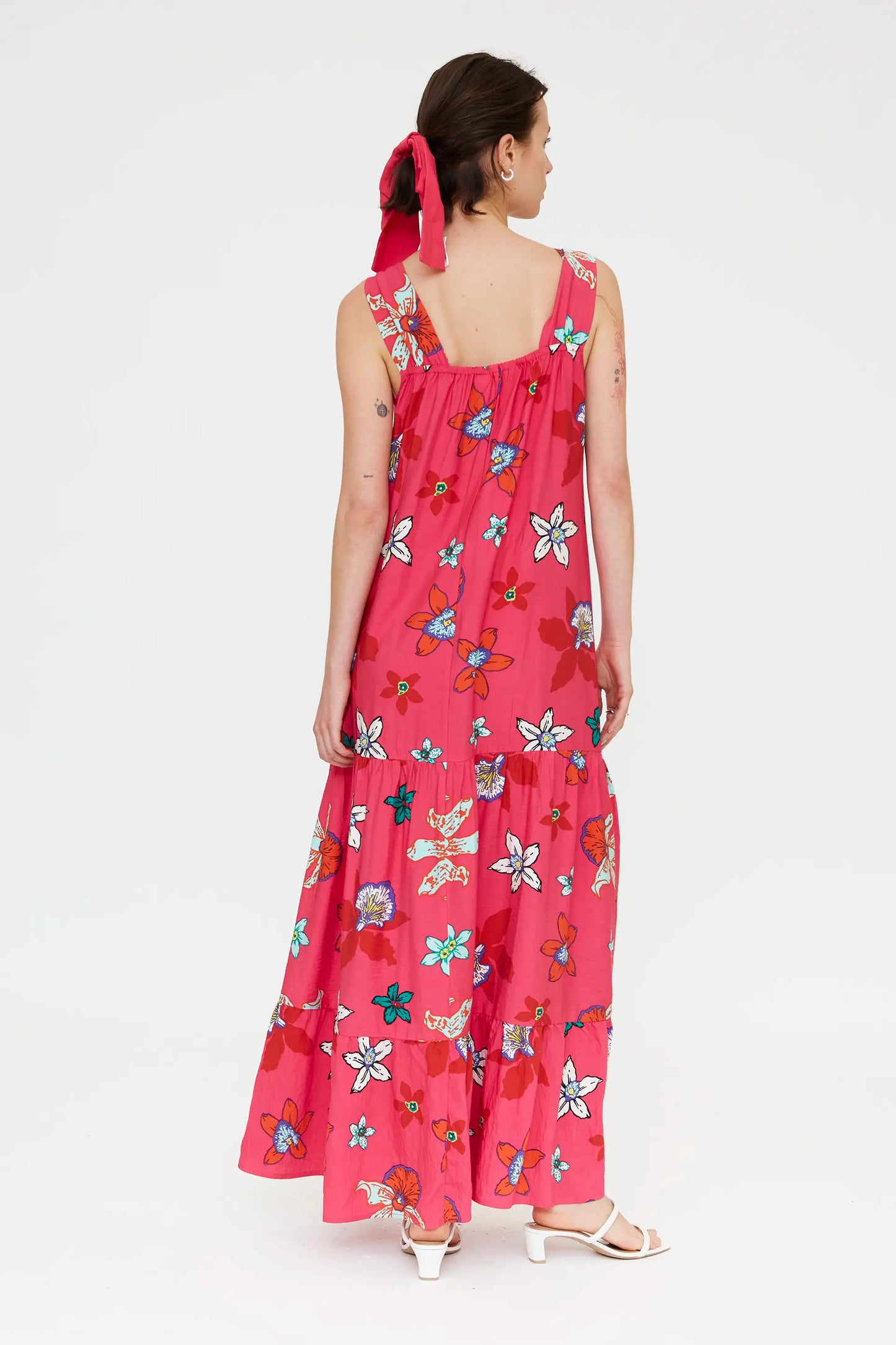 Vanda print maxi dress