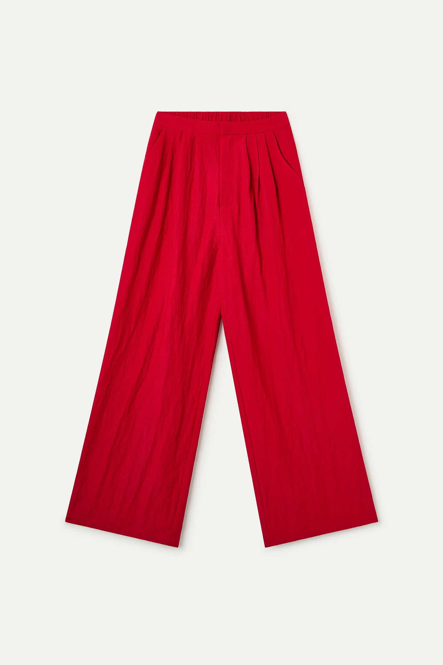Pantalón fluído rojo