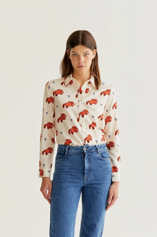 Camisa con estampado Tochi