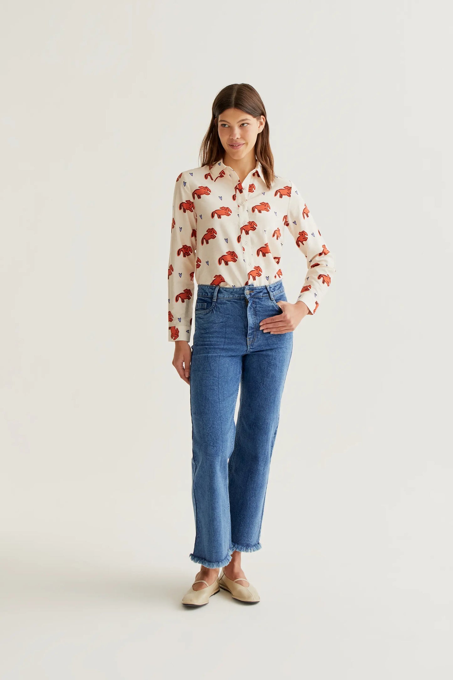 Camisa con estampado Tochi