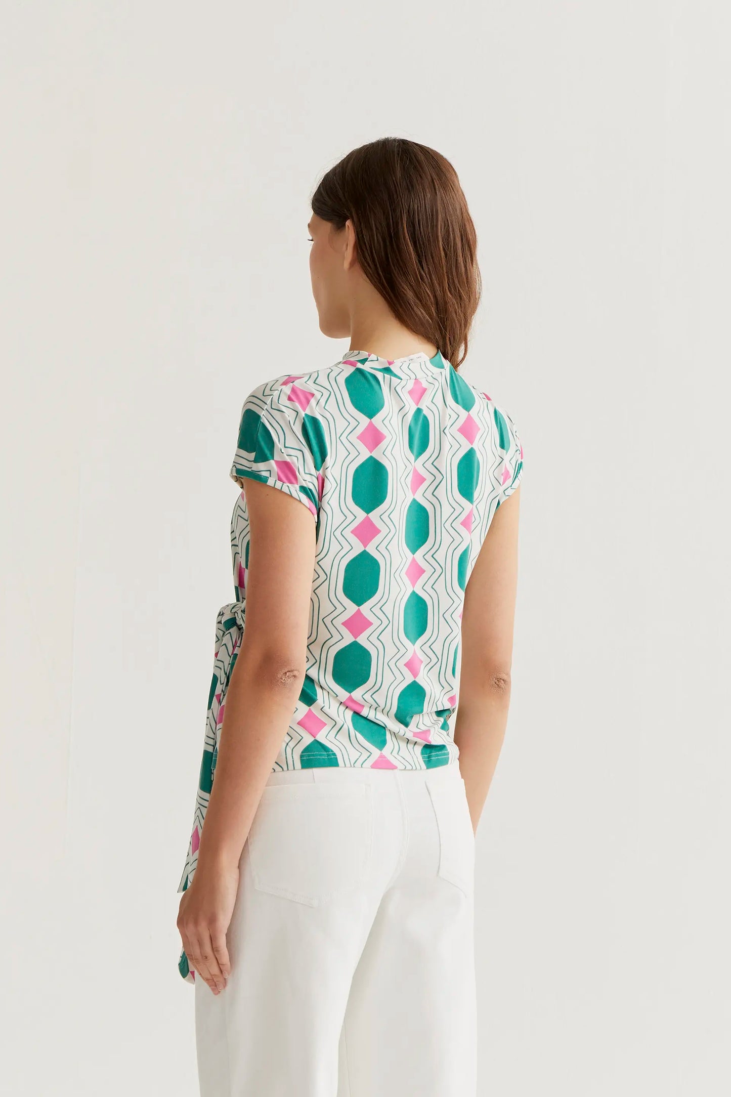 Camiseta con estampado Geometric