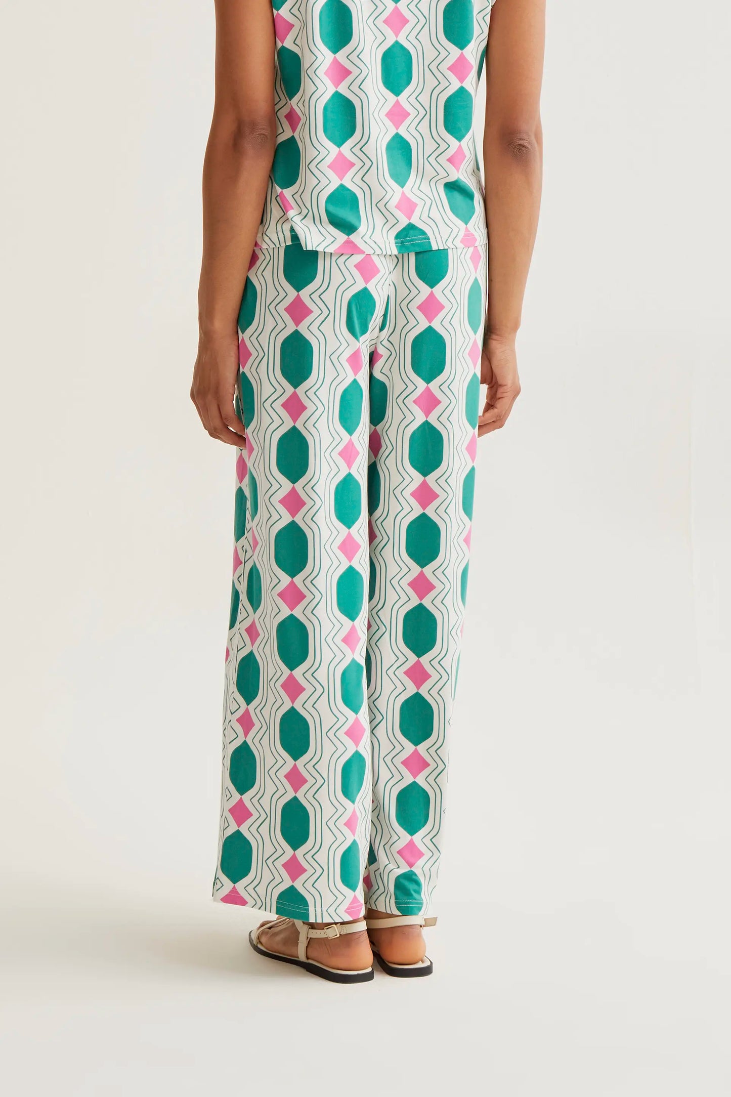 Pantalón con estampado Geometric