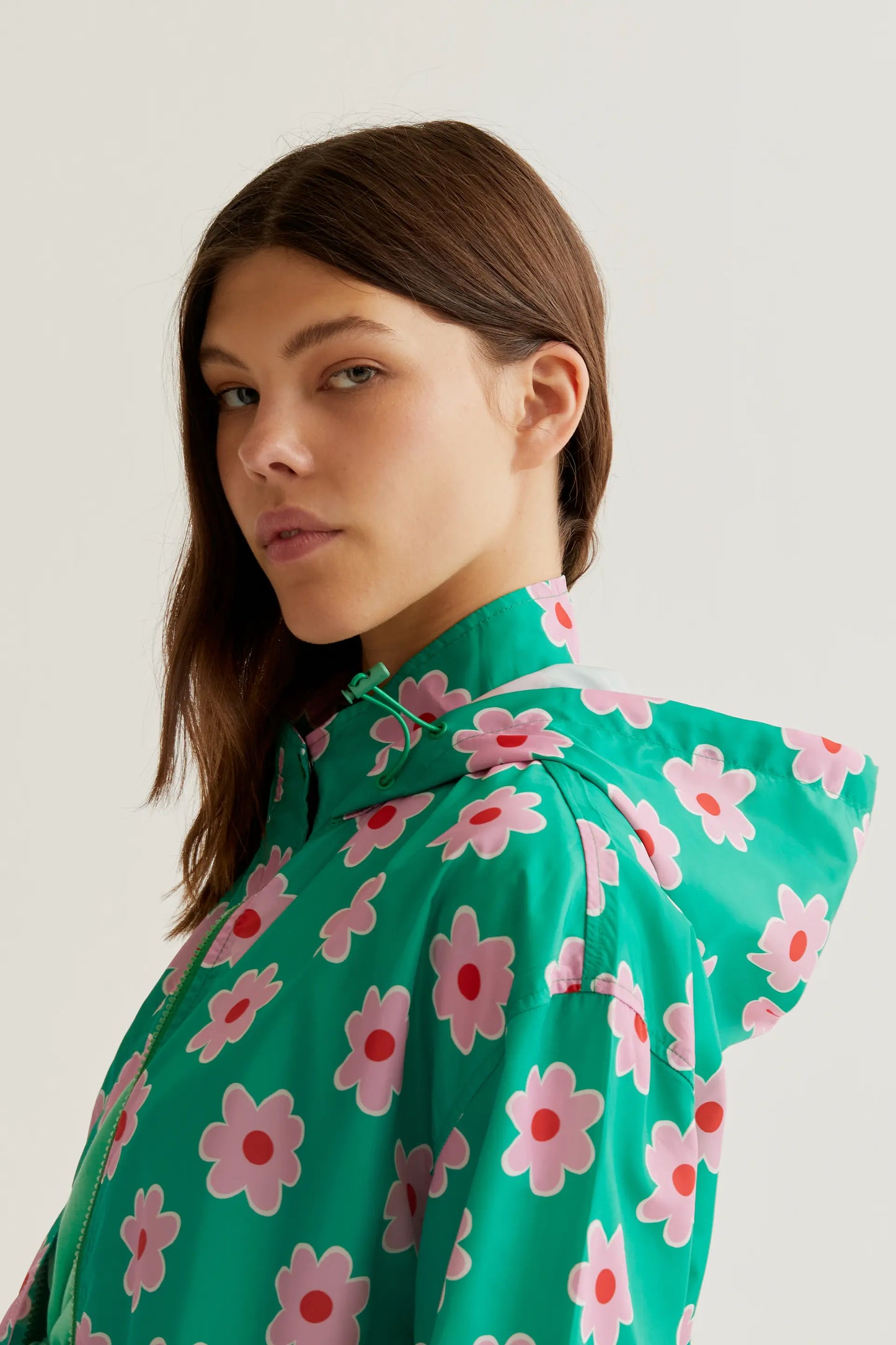 Chaqueta con estampado Pink Flowers