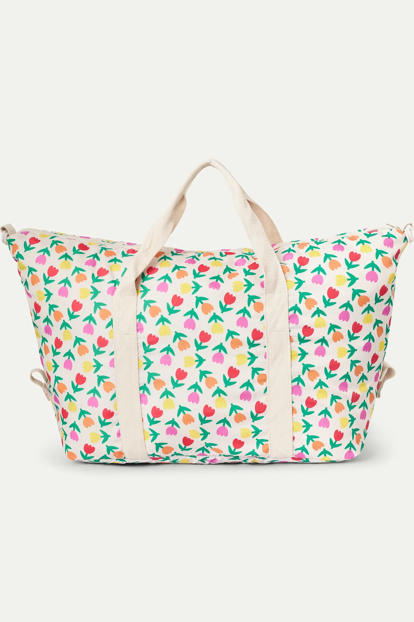 Sports bag with Multicolor Tulips print