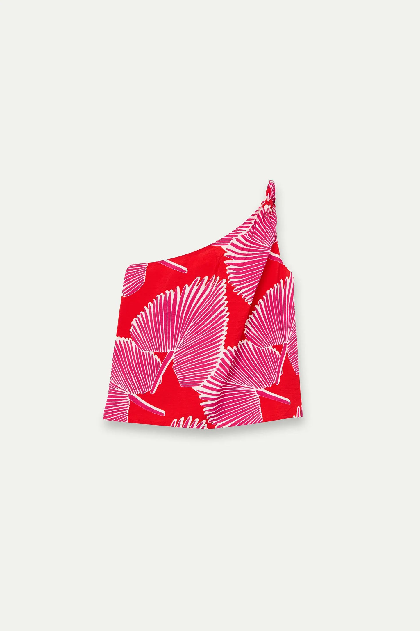 Palm tree print top