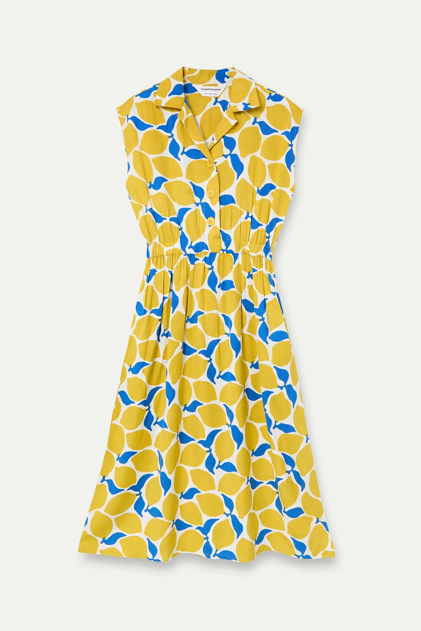 Vestido midi con estampado Limoncello