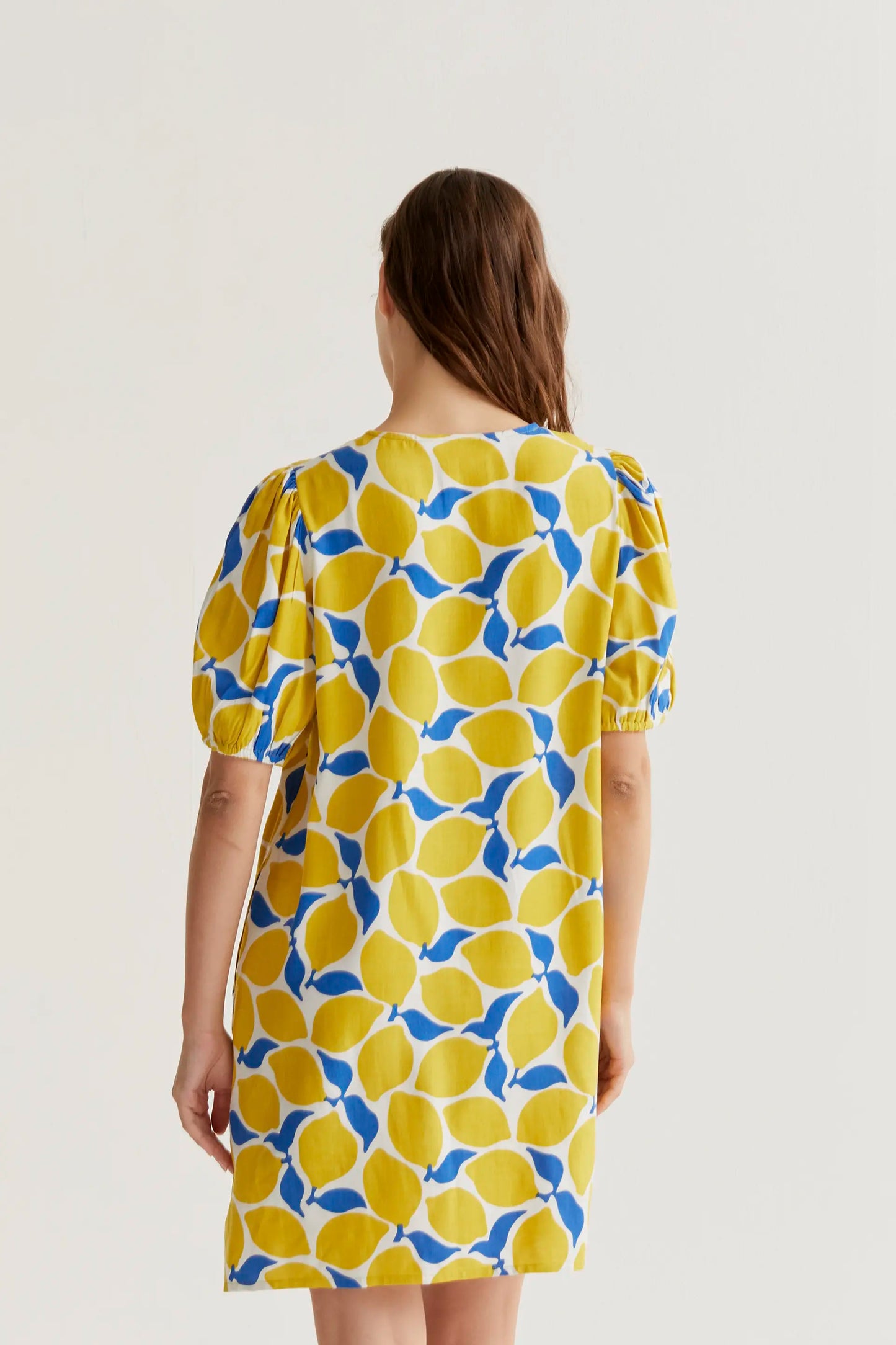 Vestido corto con estampado Limoncello