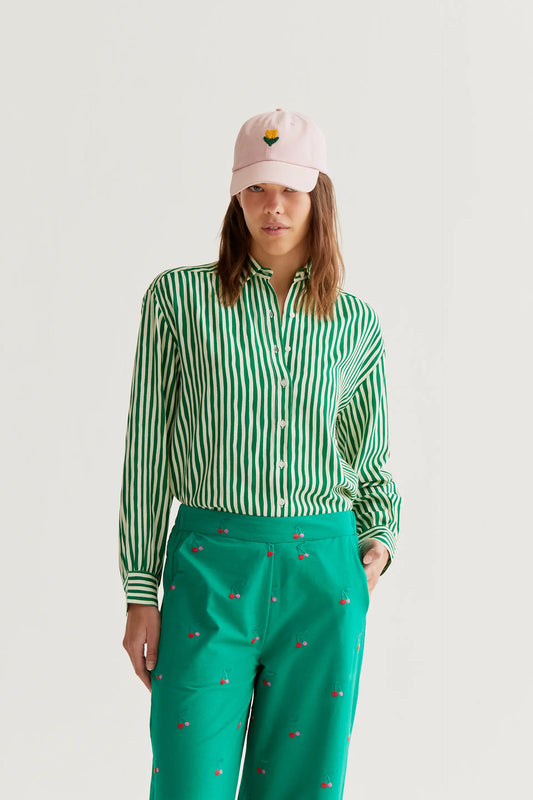 Camisa con estampado Lavagna Green