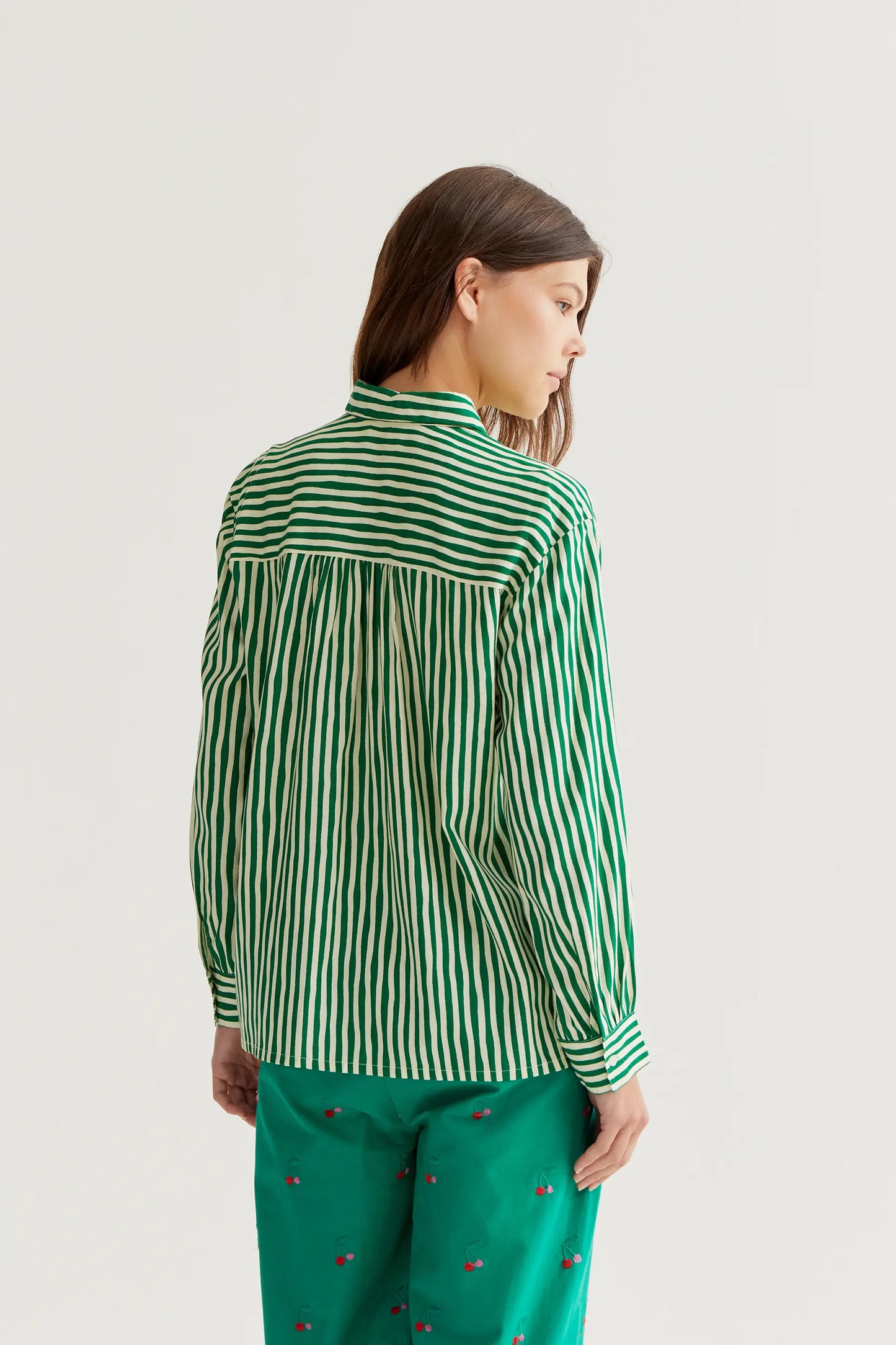 Camisa con estampado Lavagna Green