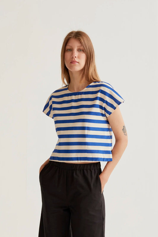 Top con estampado Bamboo Blue
