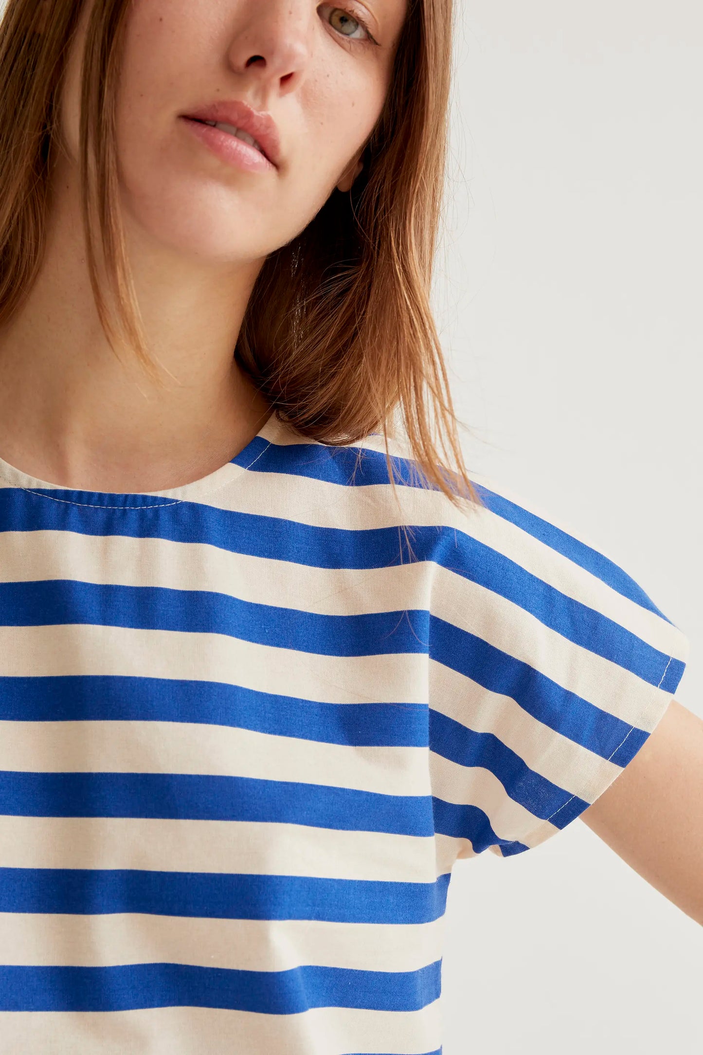 Top con estampado Bamboo Blue